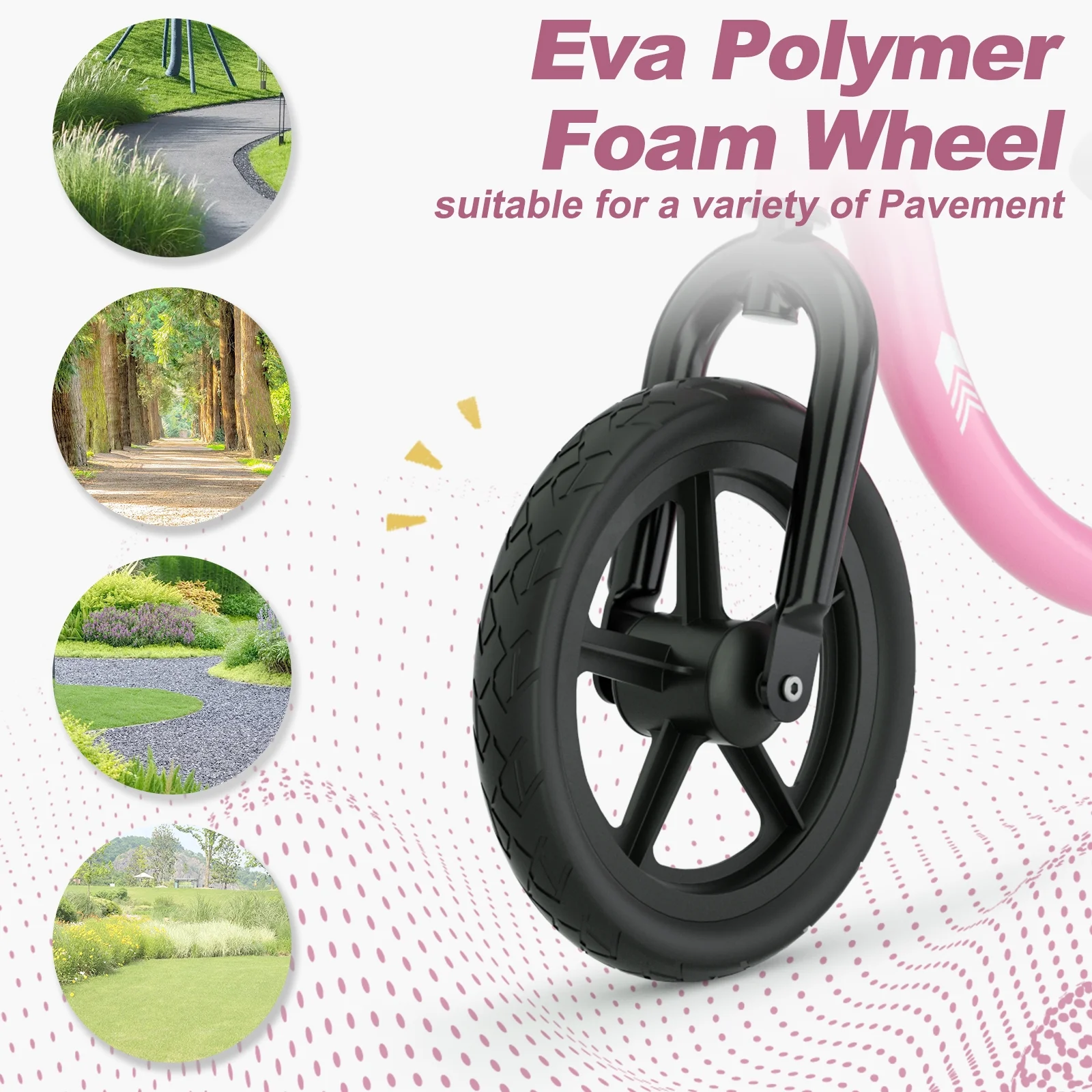 KORIMEFA Toddler Balance Bike - Lightweight Toddler Bike for 2, 3, 4, 5 Year Old Boys and Girls - No Pedal Bikes for Kids with Adjustable Handlebar and seat - Aluminium, EVA Tires - Training Bike - Womvr