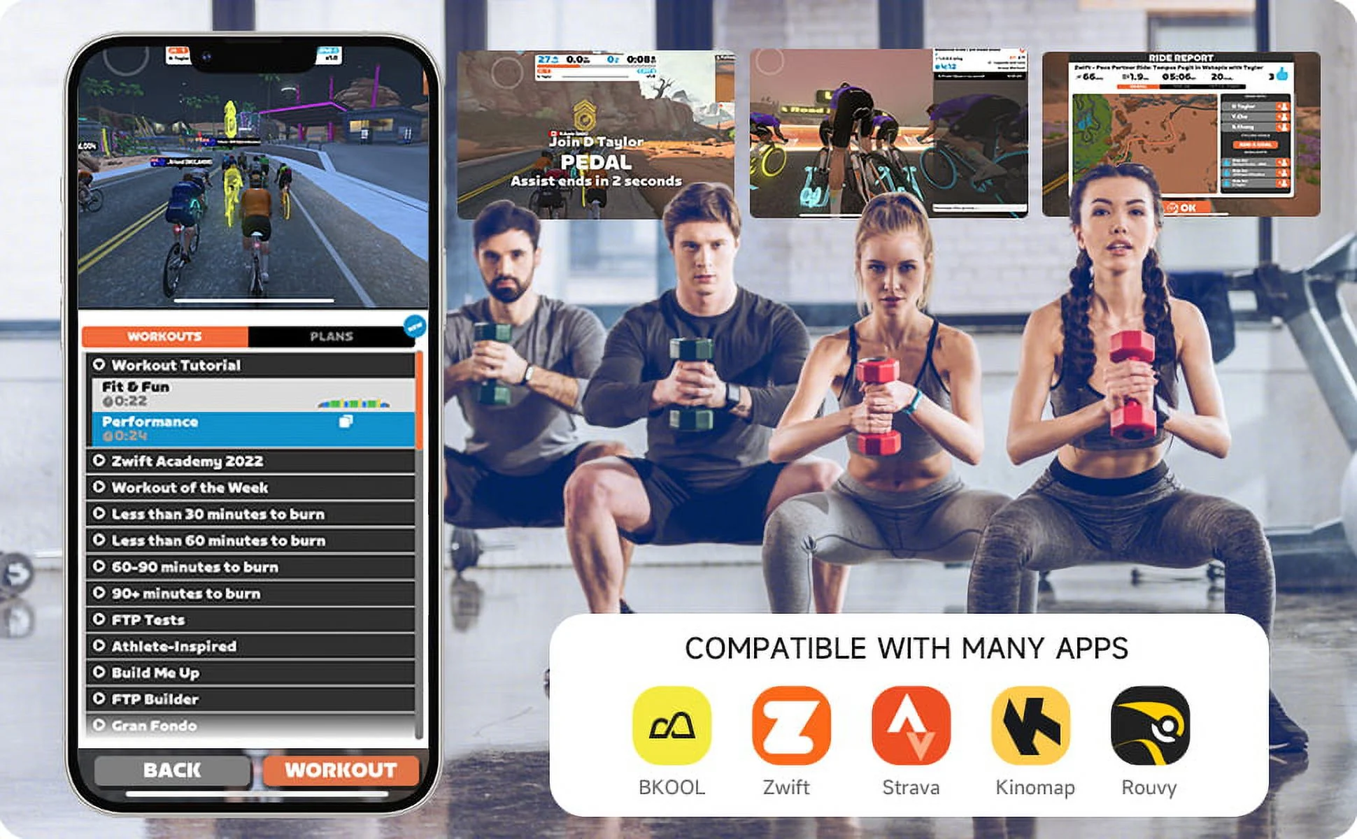 Pooboo Bluetooth Magnetic Exercise Bike Indoor Cycling Bike Stationary Bikes 40lbs Flywheel 350lbs - Womvr