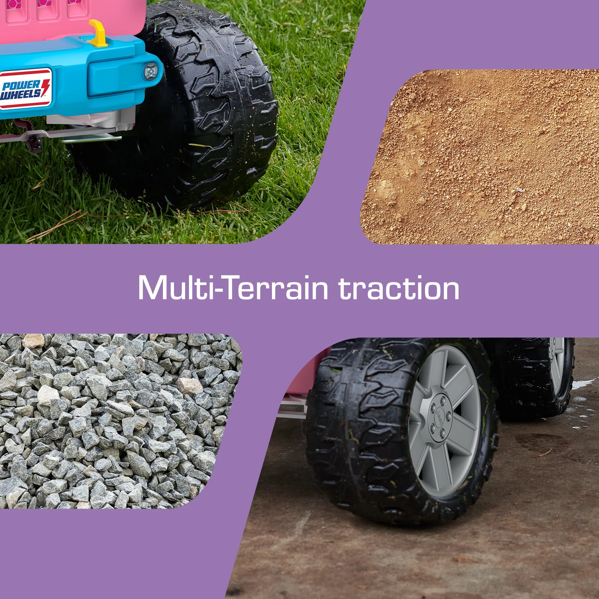 Power Wheels Trolls Band Together Jeep Wrangler Ride-On Toy Vehicle With Sounds - Womvr