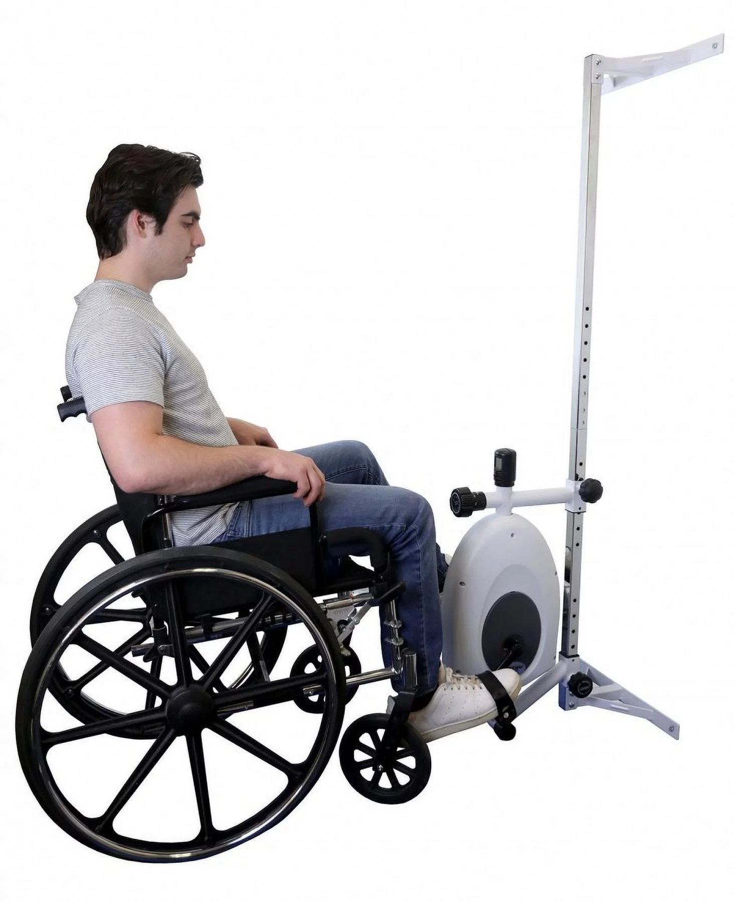 CanDo Magneciser, Pedal, Height Adjustable Wall Mount Bracket - Womvr