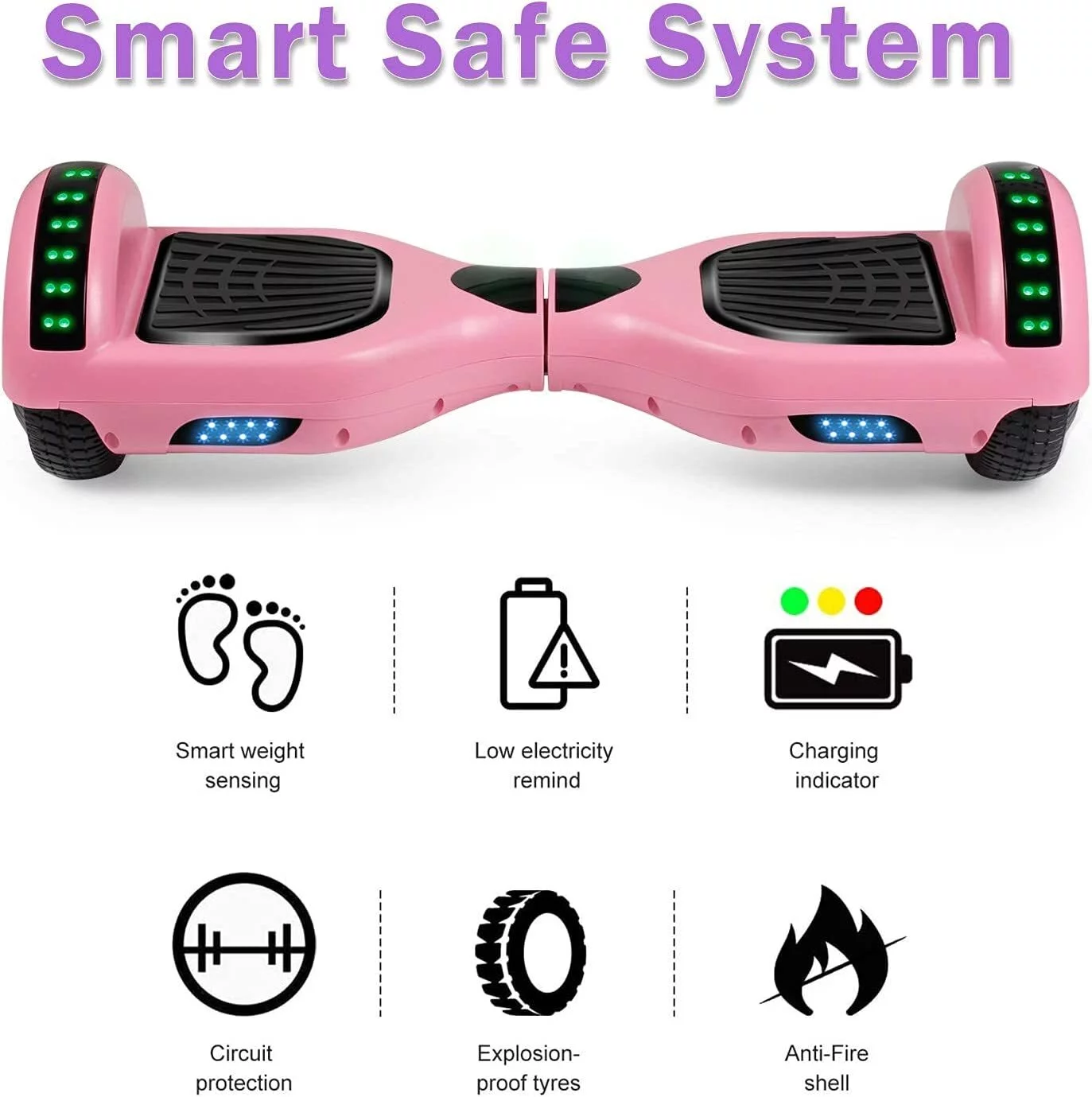 LIEAGLE Bluetooth Hoverboard 6.5