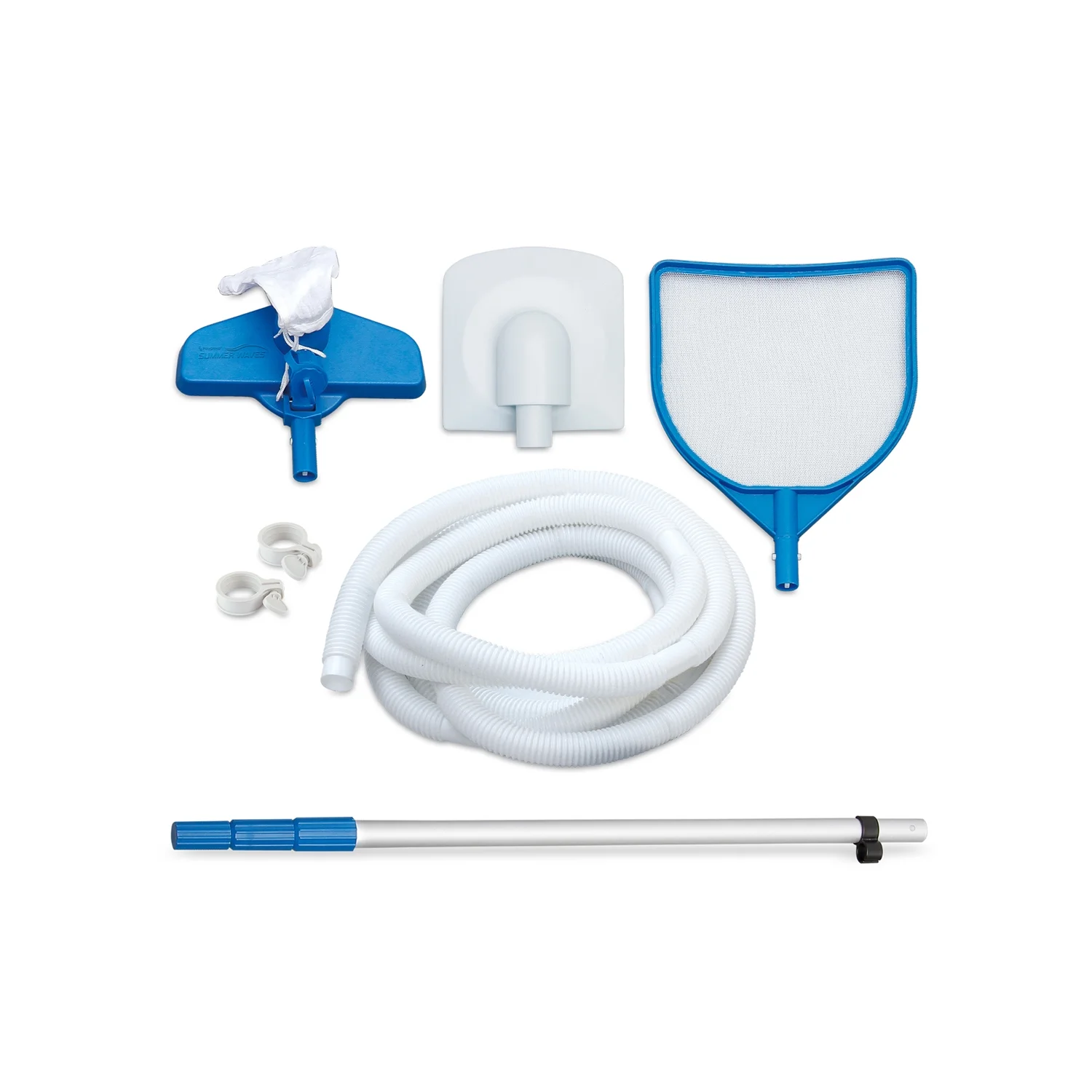 Summer Waves 16' Long Dark Herringbone Elite Frame Outdoor Rectangular Pool - Womvr