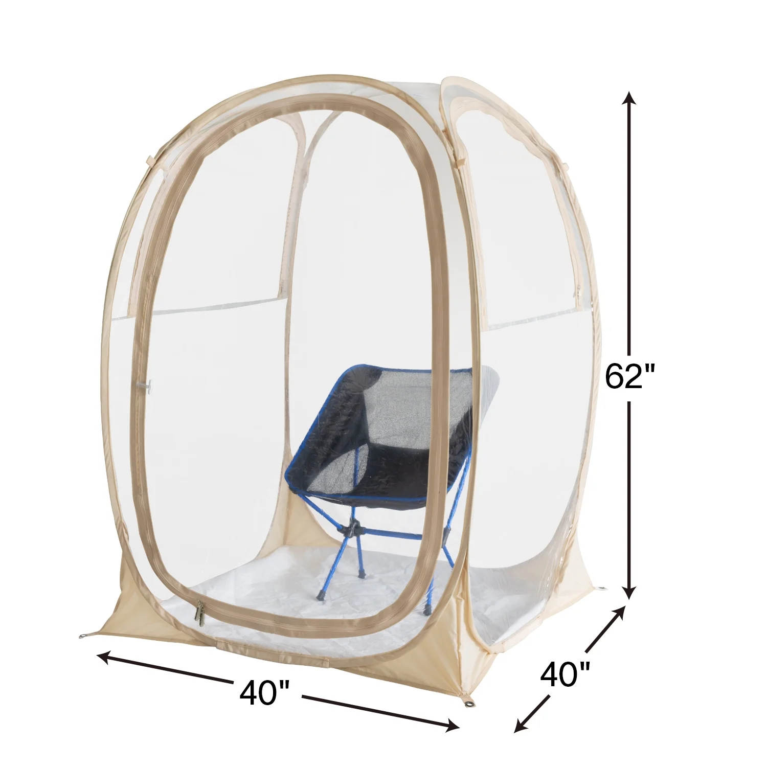 Pop-Up Weatherproof Sport Pod Tent for Camping, Fishing, and Shelter - Womvr