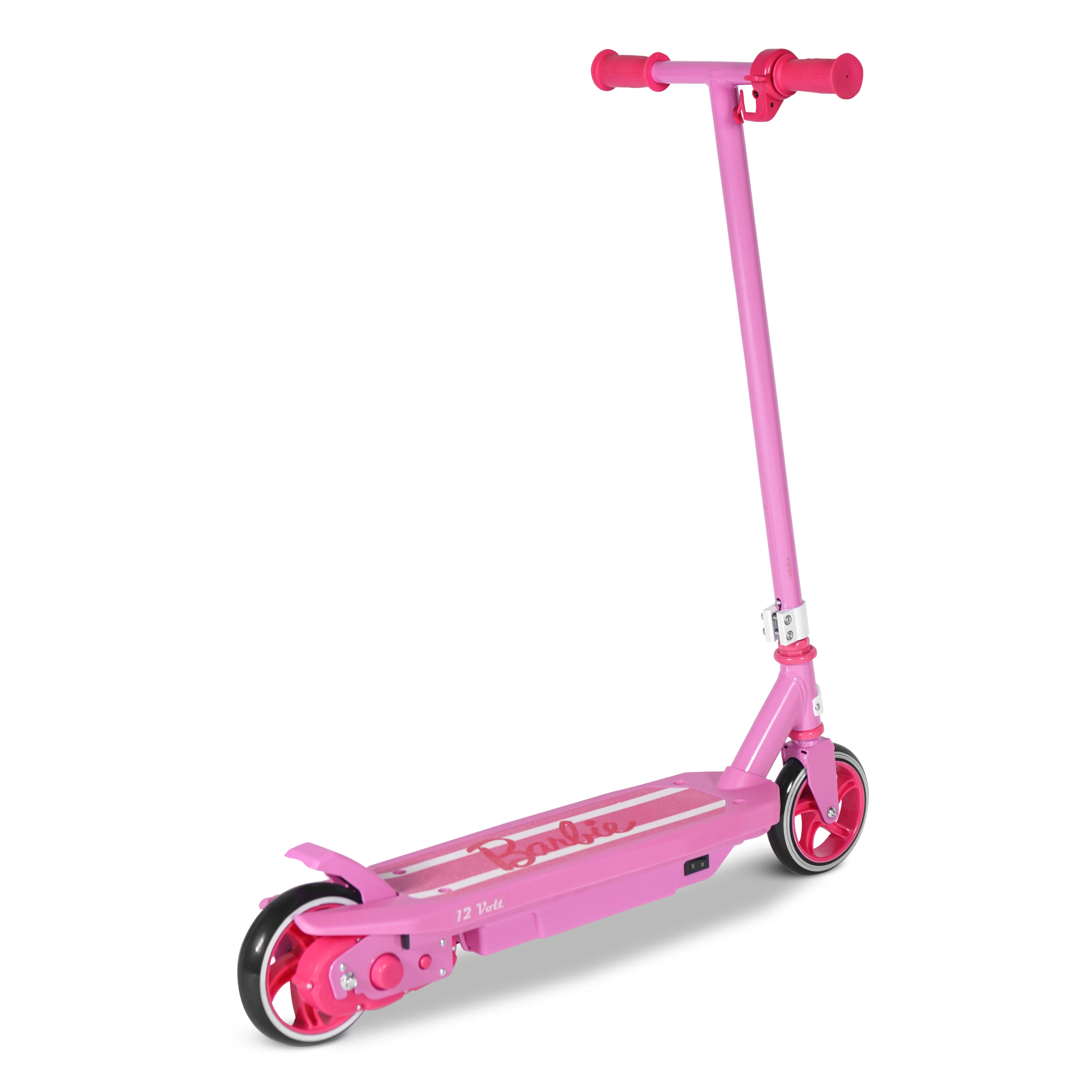 Barbie 12 Volt Jammer, Kids Electric Scooter Ride on, 10 mph Max Speed, for Ages 8+ - Womvr