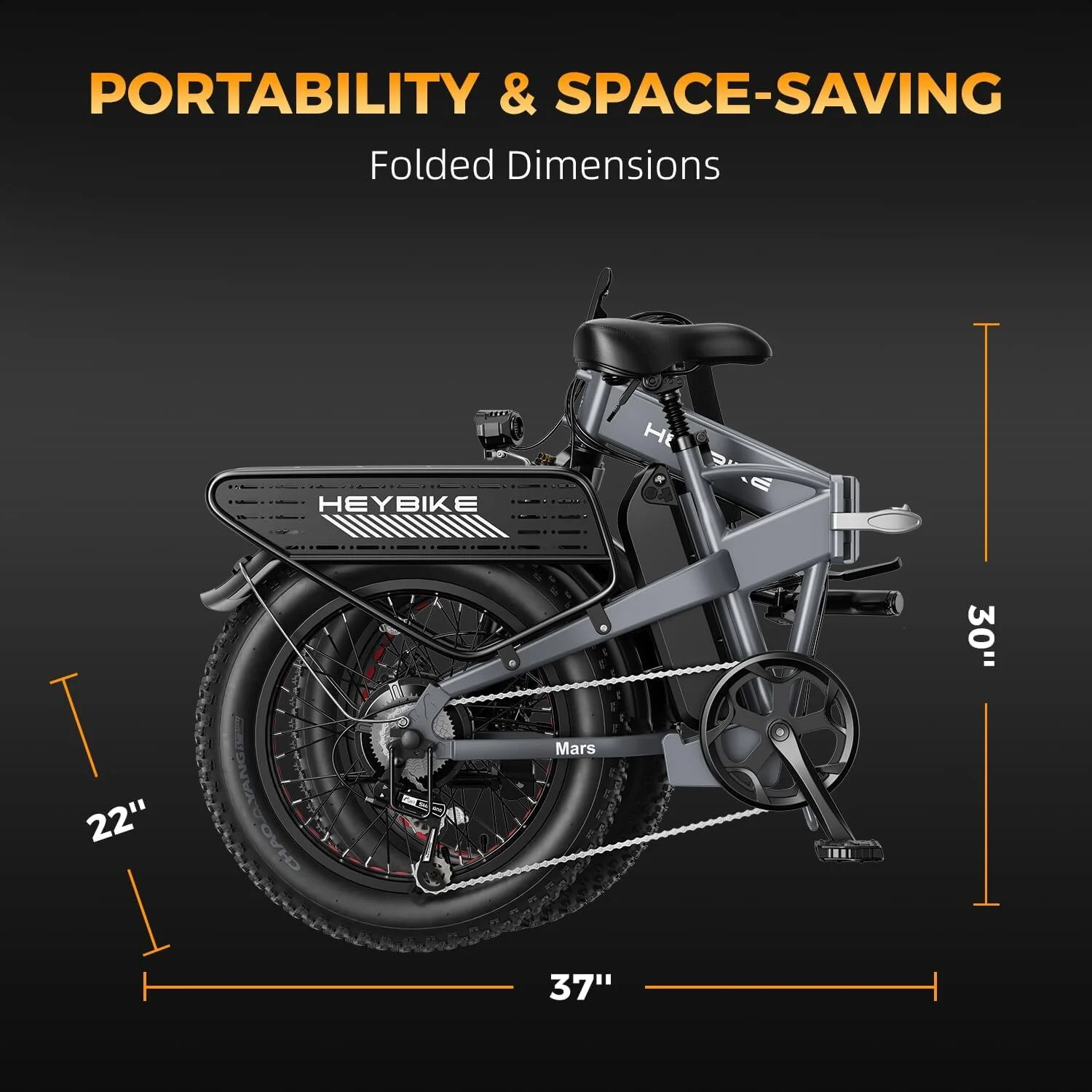 Heybike Mars 2.0 Electric Bike for Adults, 20