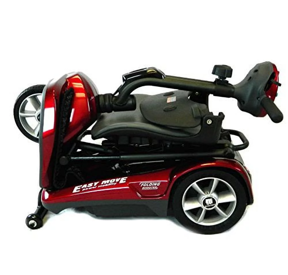 EV Rider TRANSPORT Automatic Folding Mobility Scooter Red - Womvr
