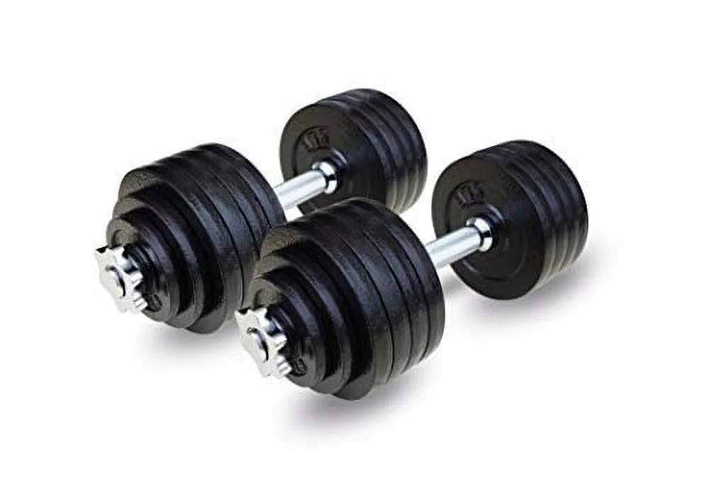 105lbs Adjustable Dumbbell Set One Pair of Adjustable Dumbbells Kits - 105 Lbs (52.5lbs X 2pc) - Womvr
