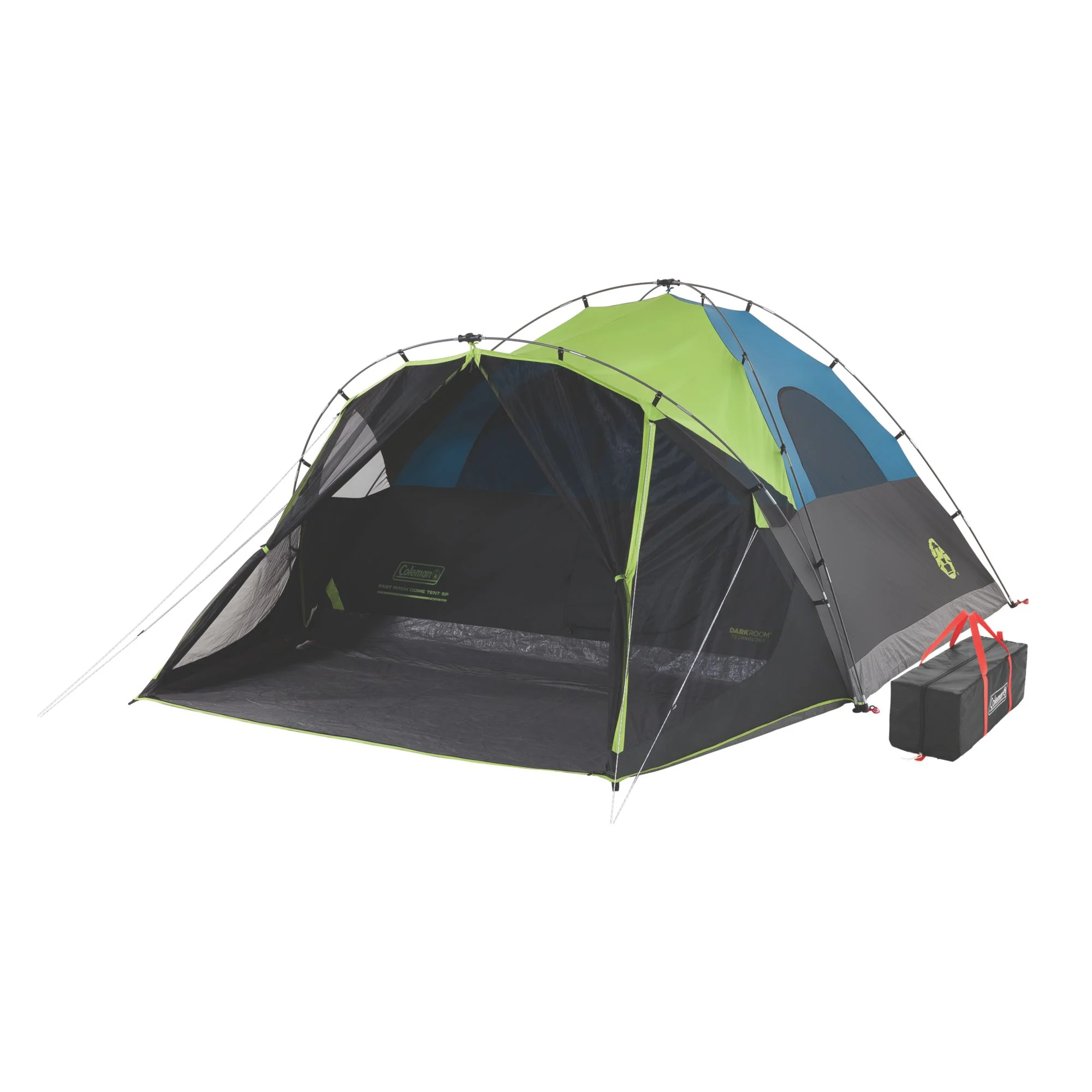 Carlsbad Fast Pitch Cabin Tent with Screen Room, 6-Person - Womvr