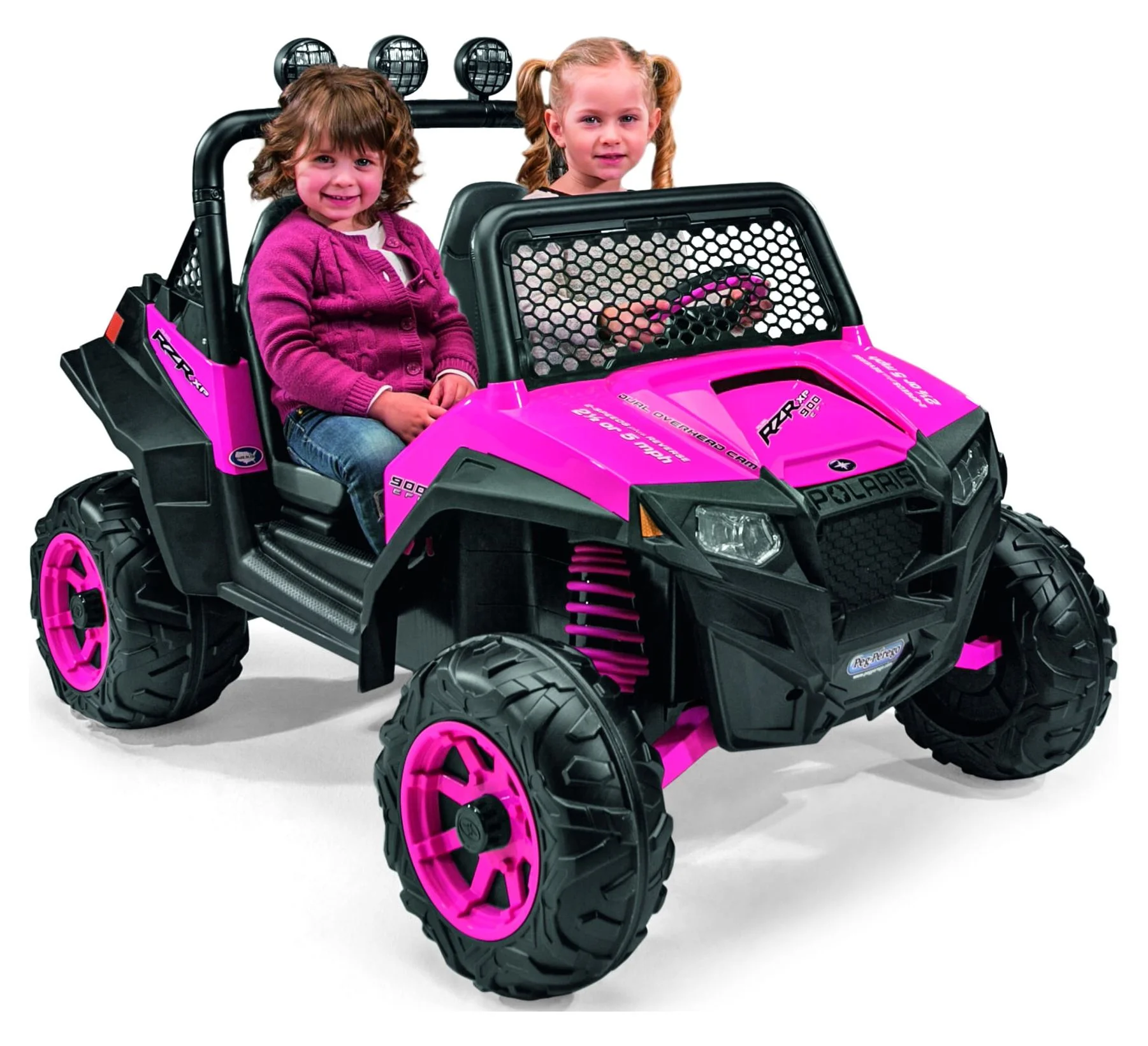 Peg Perego Polaris Ranger RZR 900 12-Volt Battery-Powered Ride-On, Red - Womvr