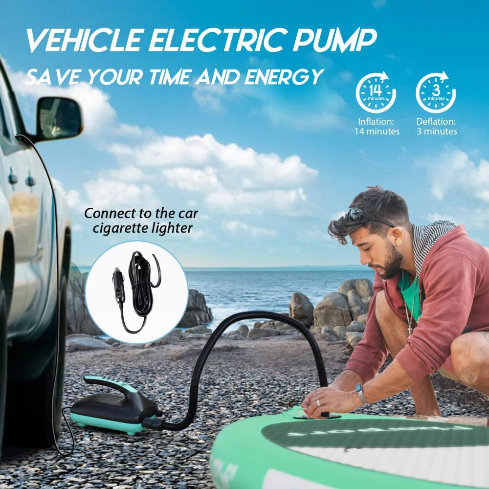 Fbsport Electric Inflatable Paddle Board, Stand UP Paddleboard 11' Length with Electric Pump SUP Accessories - Womvr