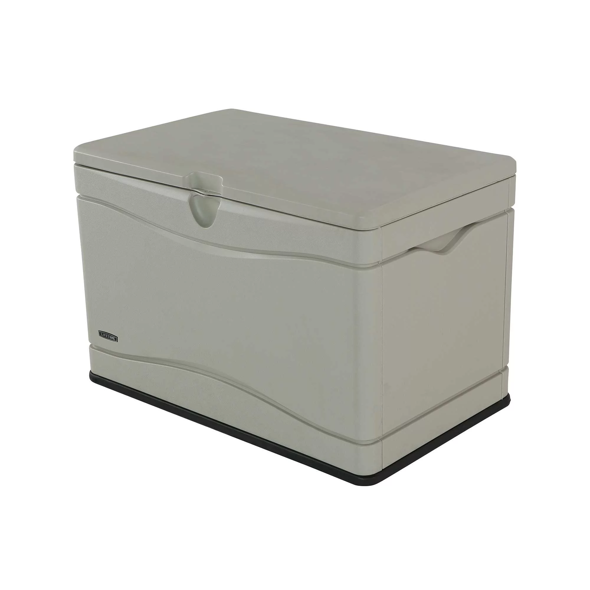 Lifetime Heavy-Duty 80 Gallon Plastic Deck Box, Beige - Womvr