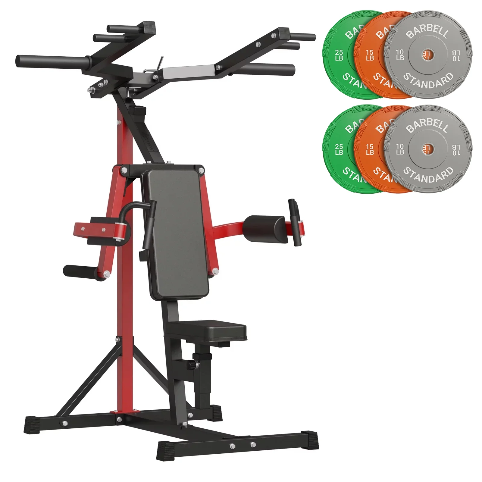 syedee Plate Loaded Deltoid and Shoulder Press Machine with Adjustable Seat and Backrest, 800 Weight Capacity Upper Body Machine for Shoulder Muscle - Womvr