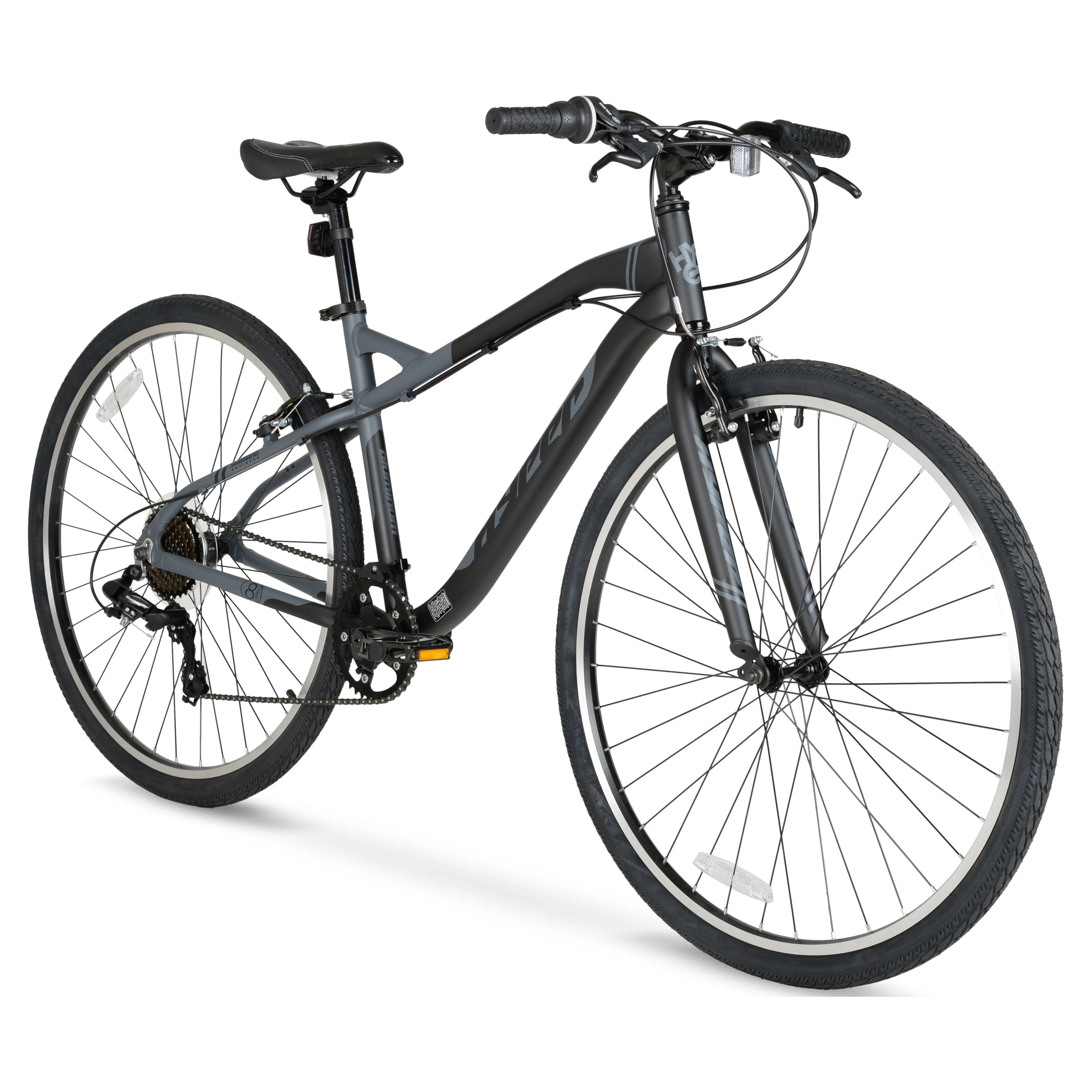Hyper Bicycles 700c Urban Bike for Adults, Gray - Womvr