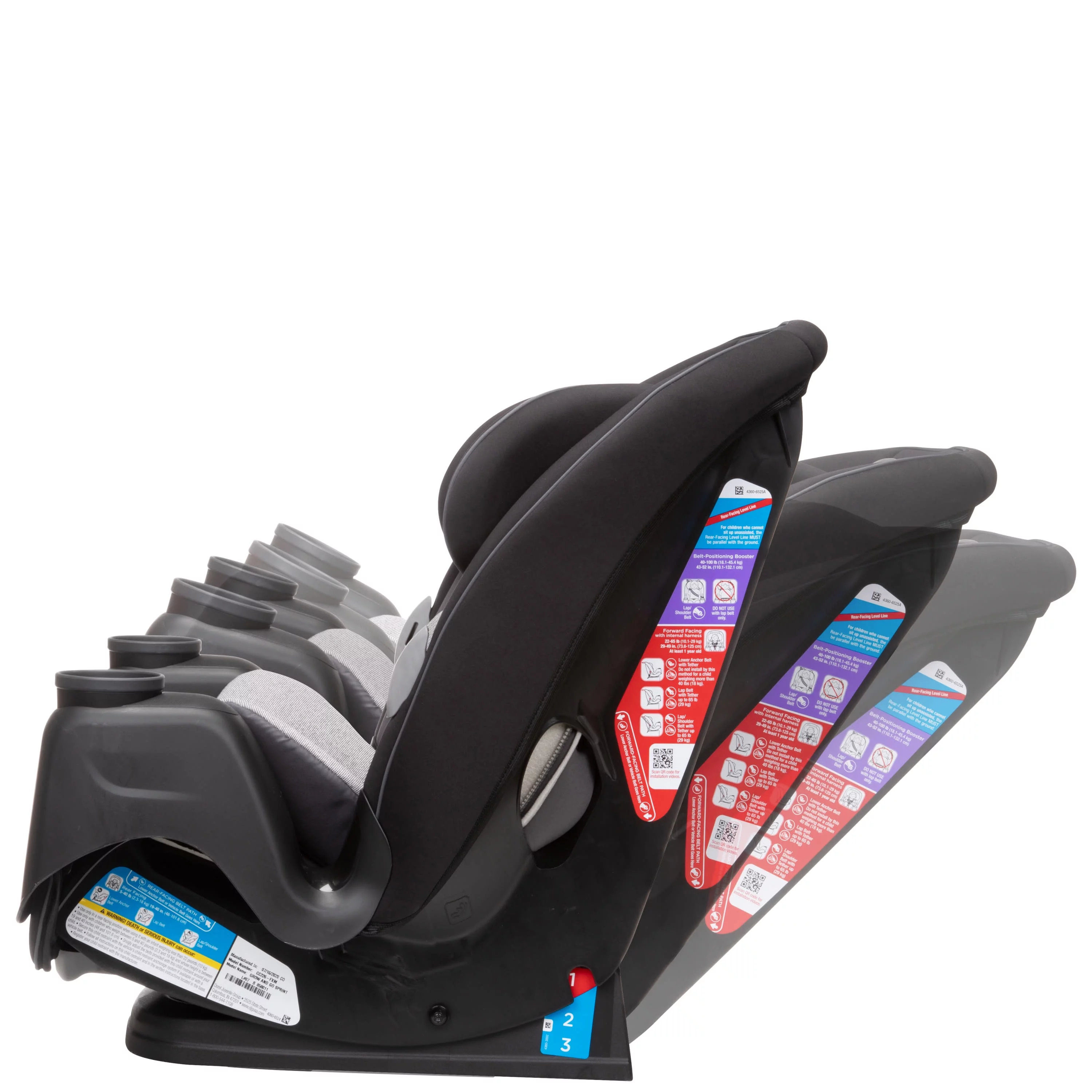 Safety 1st Grow and Go Sprint All-in-One Convertible Car Seat, Soapstone II - Womvr