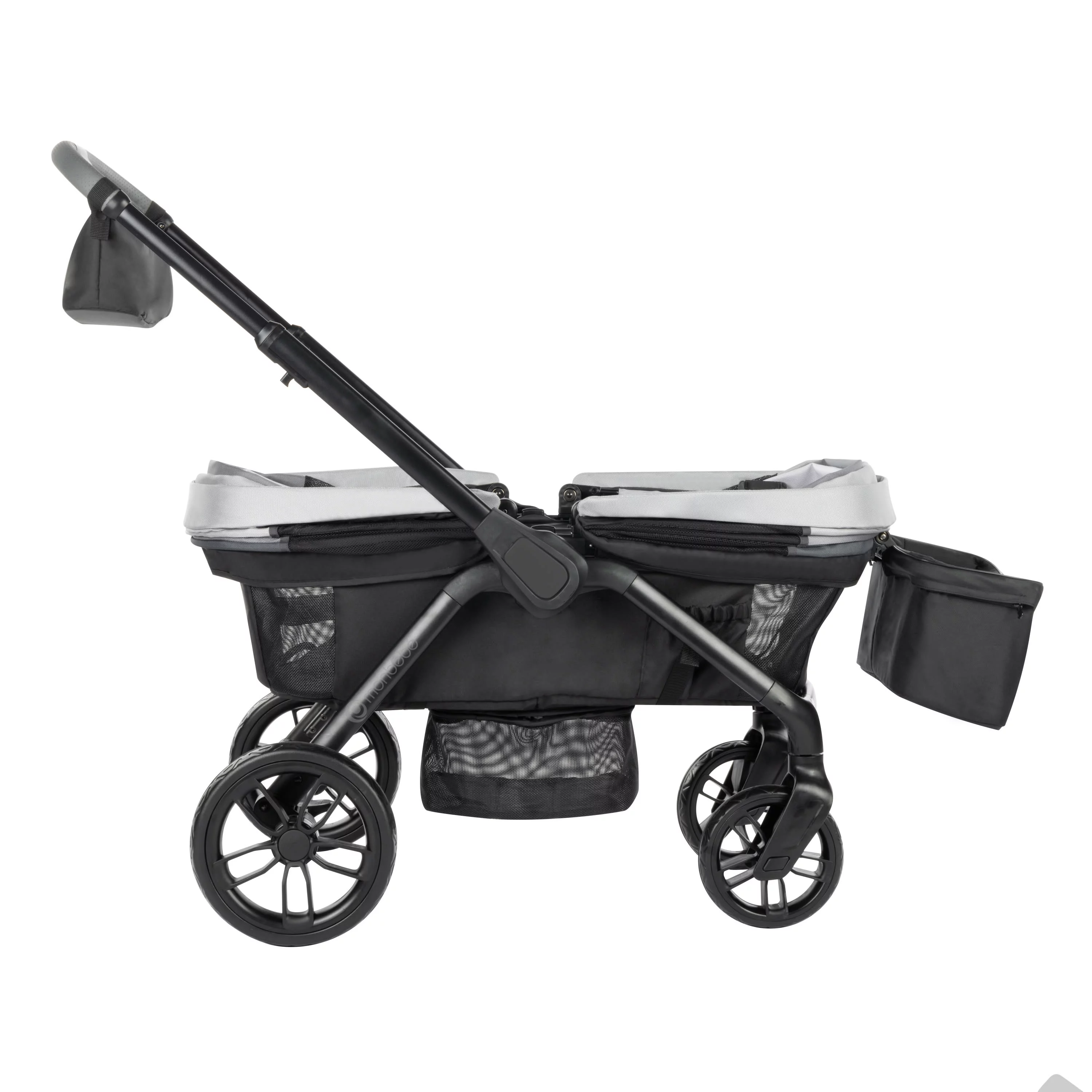 Monbebe Everyday Outings Wagon Stroller, Cobblestone Grey - Womvr