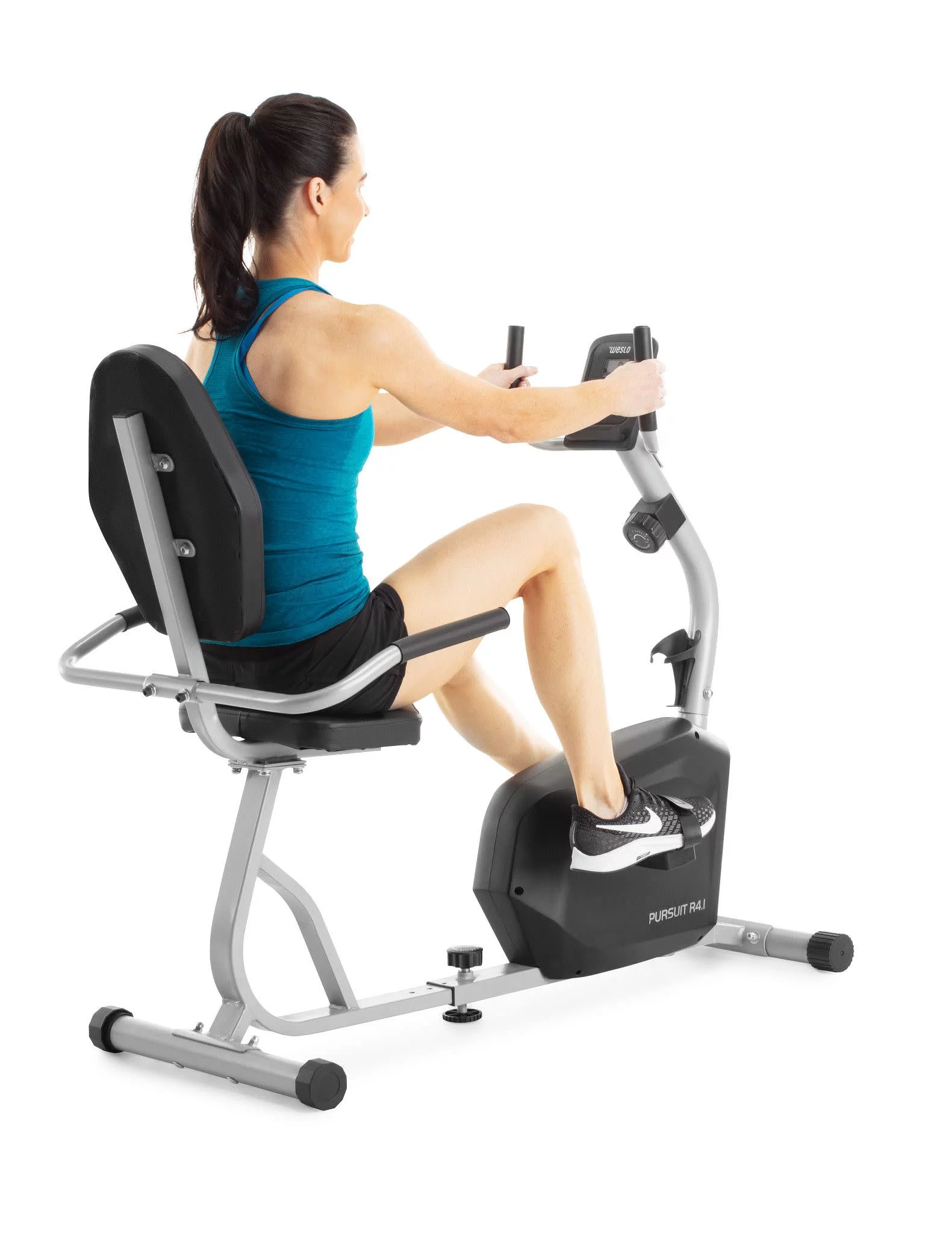Weslo Pursuit R 4.1 Recumbent Exercise Bike with Inertia-Enhanced Flywheel - Womvr