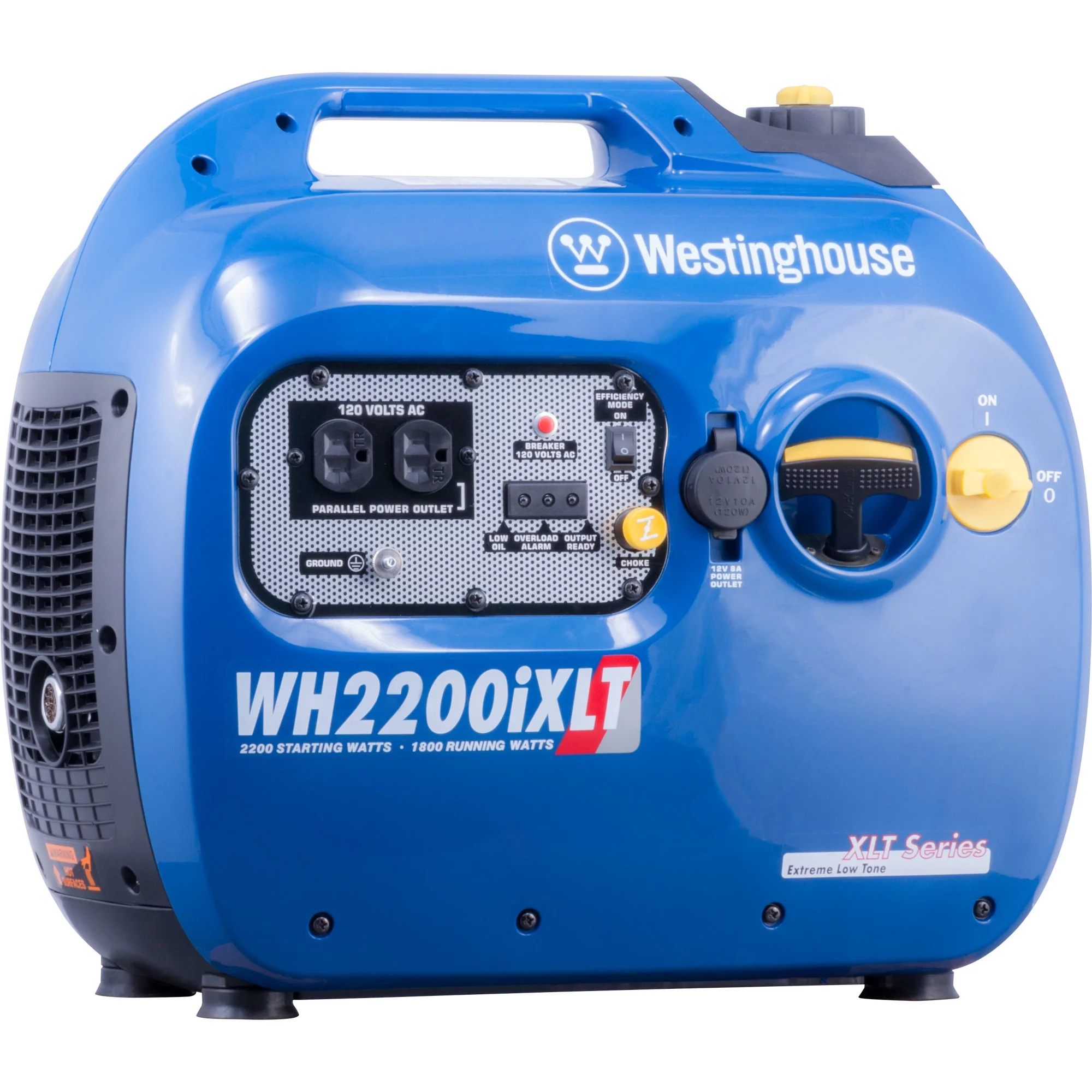 Westinghouse WH2200iXLT Portable Inverter Generator 1800 Rated Watts & 2200 Peak Watts - Womvr