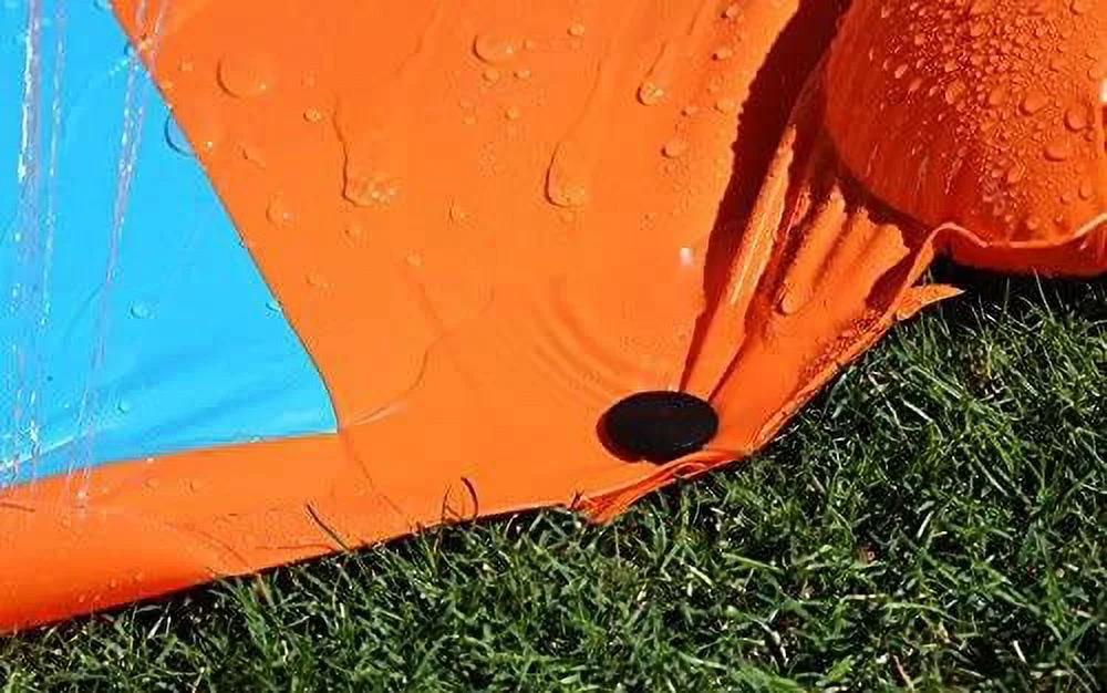 H2OGO! 18' Triple Lane Water Slide with Ramp - Womvr