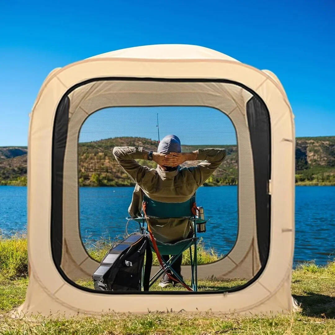 Docred Sports Tent, Weather Pop Up Shelter Bubble Tent clear tent Up to 3 People - Womvr