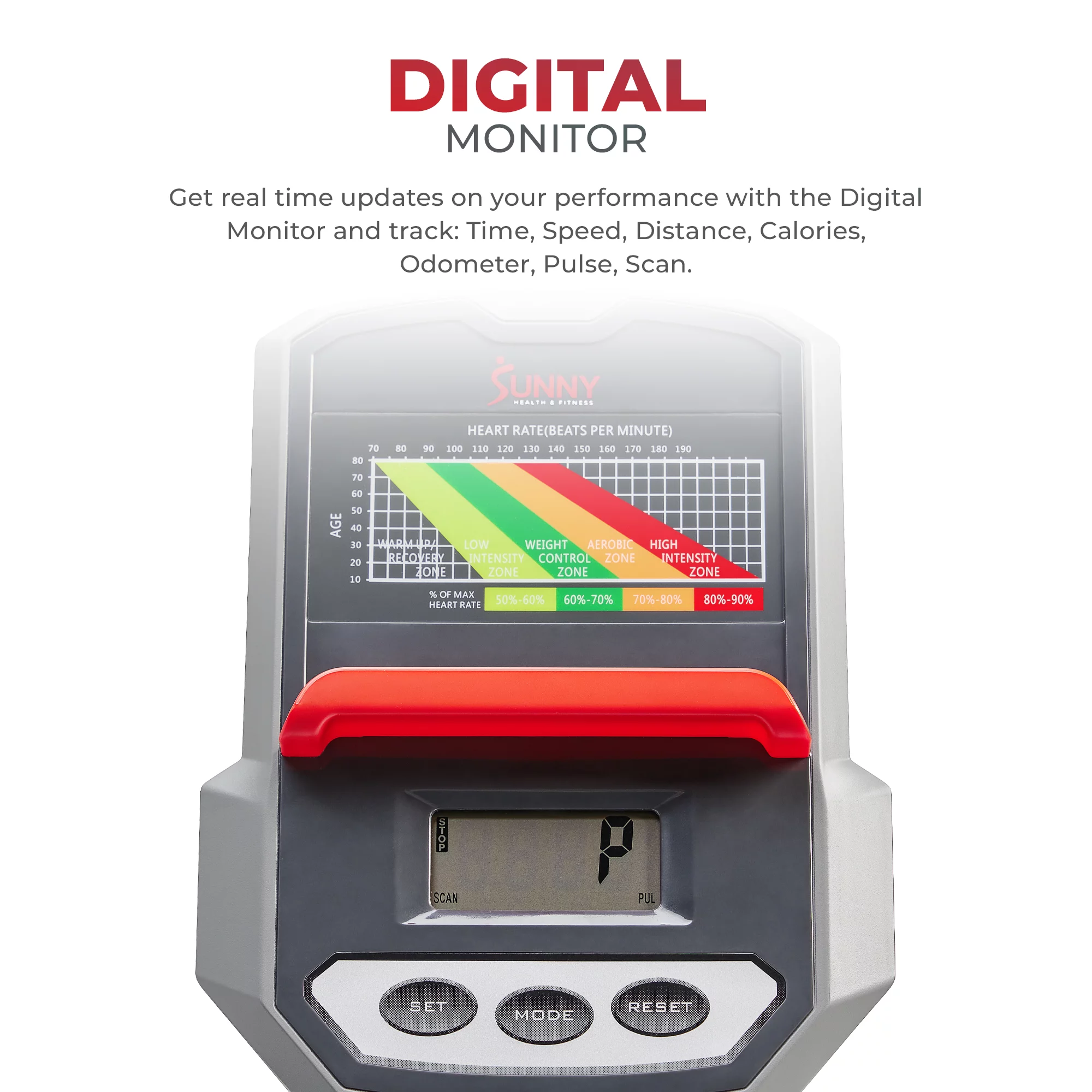 Sunny Health & Fitness Performance Interactive Series Recumbent Exercise Bike - SF-RB420031 - Womvr