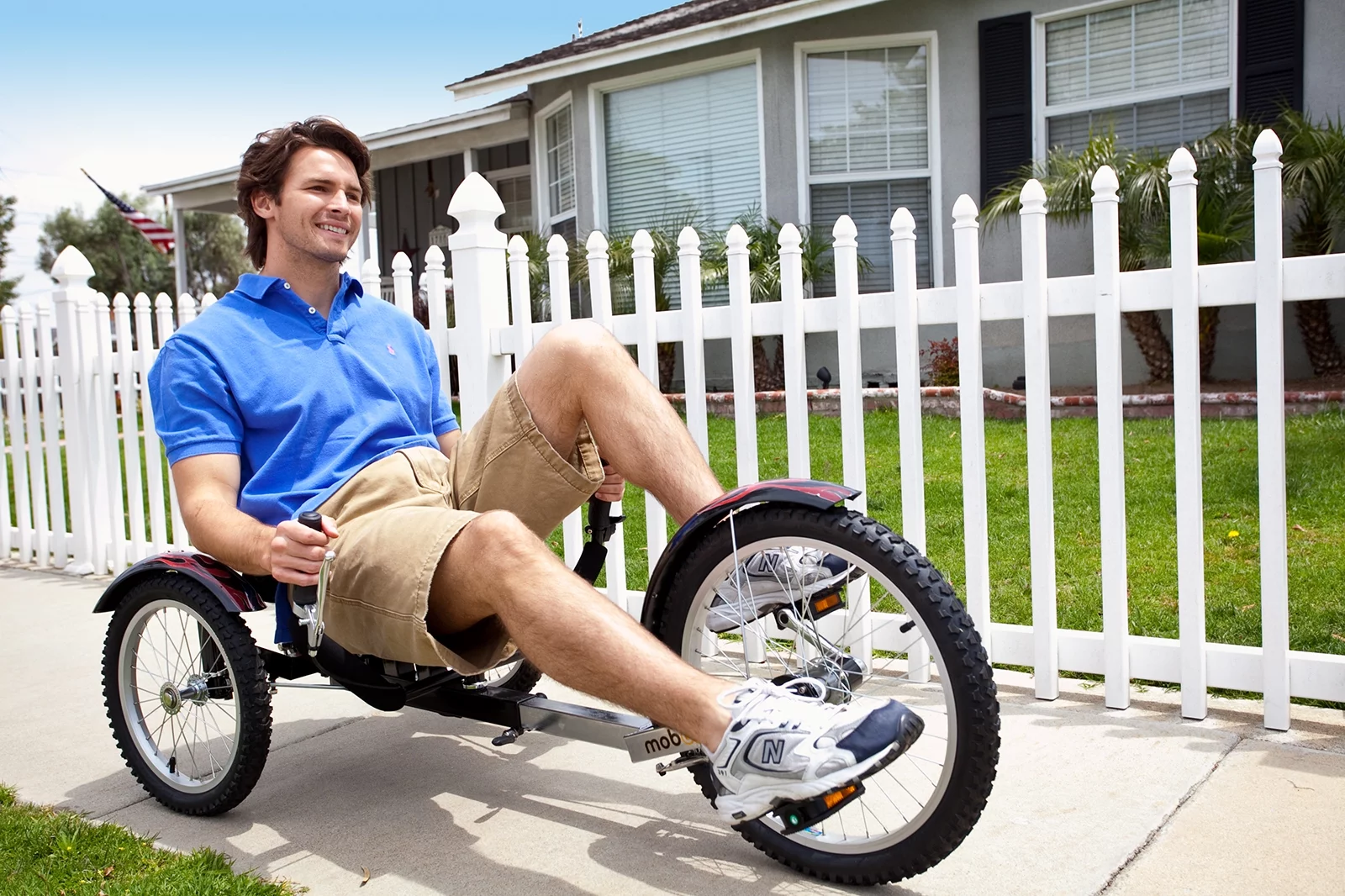 20 in. Mobo Shift Three Wheel Cruiser - Blue - Womvr