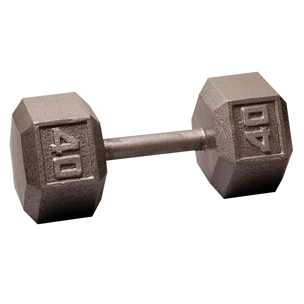Body-Solid Cast Iron Hex Dumbbells, from 1 to 100 lb. 80 lb. - Womvr