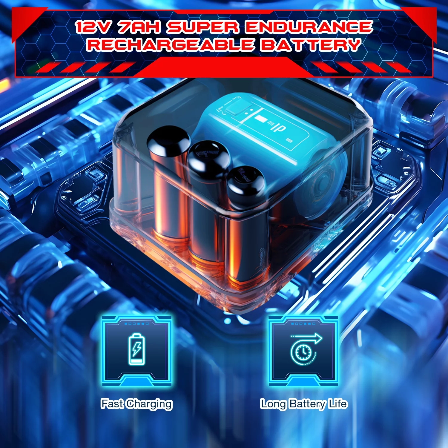 Hommow 12V Ride on Drift Car for Kids,Electric Drifting Go-Kart with Acceleration Pedal, Music, Bluetooth, LED Lights,Christmas Gift for 4-18Years Old,Blue - Womvr