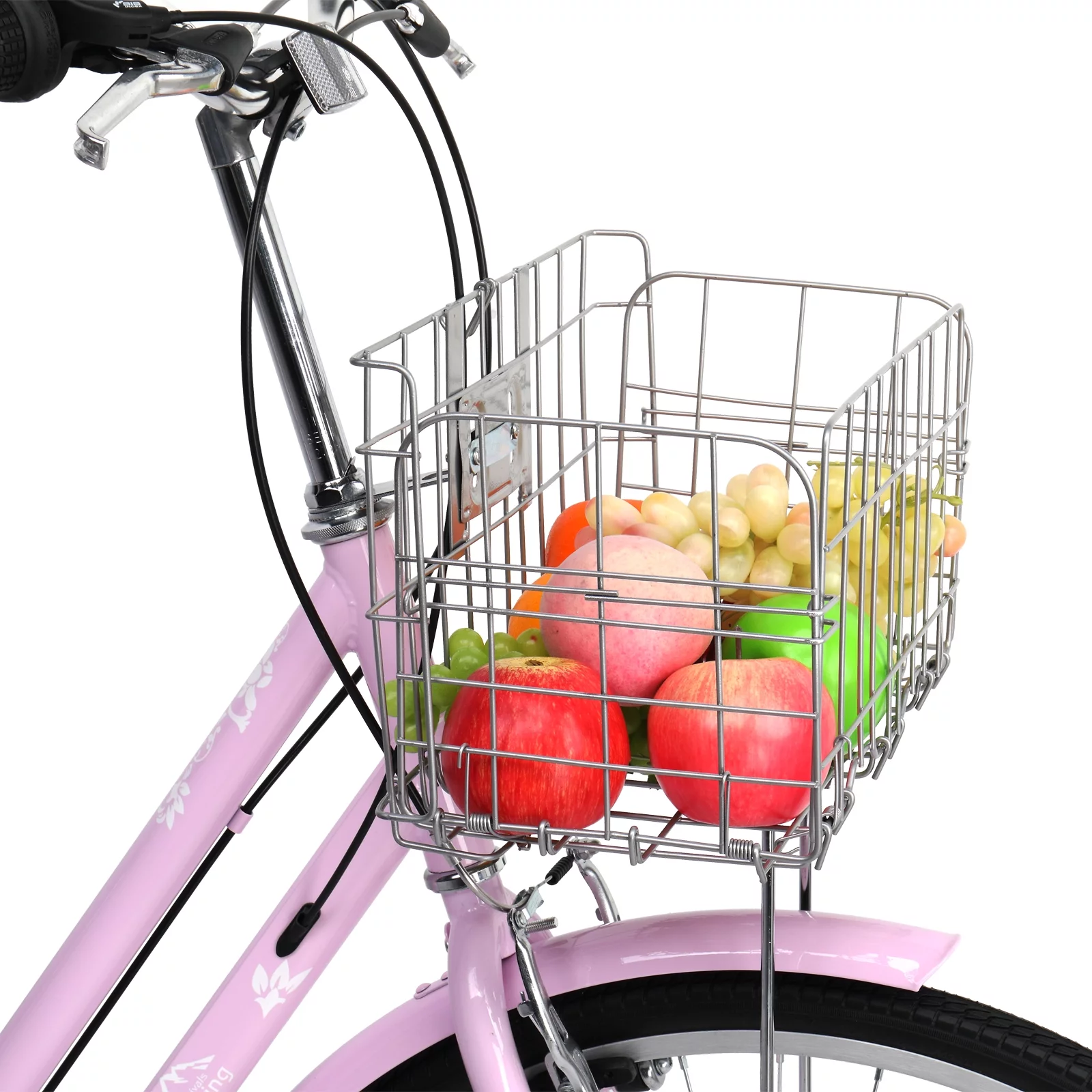 Ktaxon 26in Urban Commuter City Bike, Shimano 7 Speed Adult Road Bicycle, Pink - Womvr