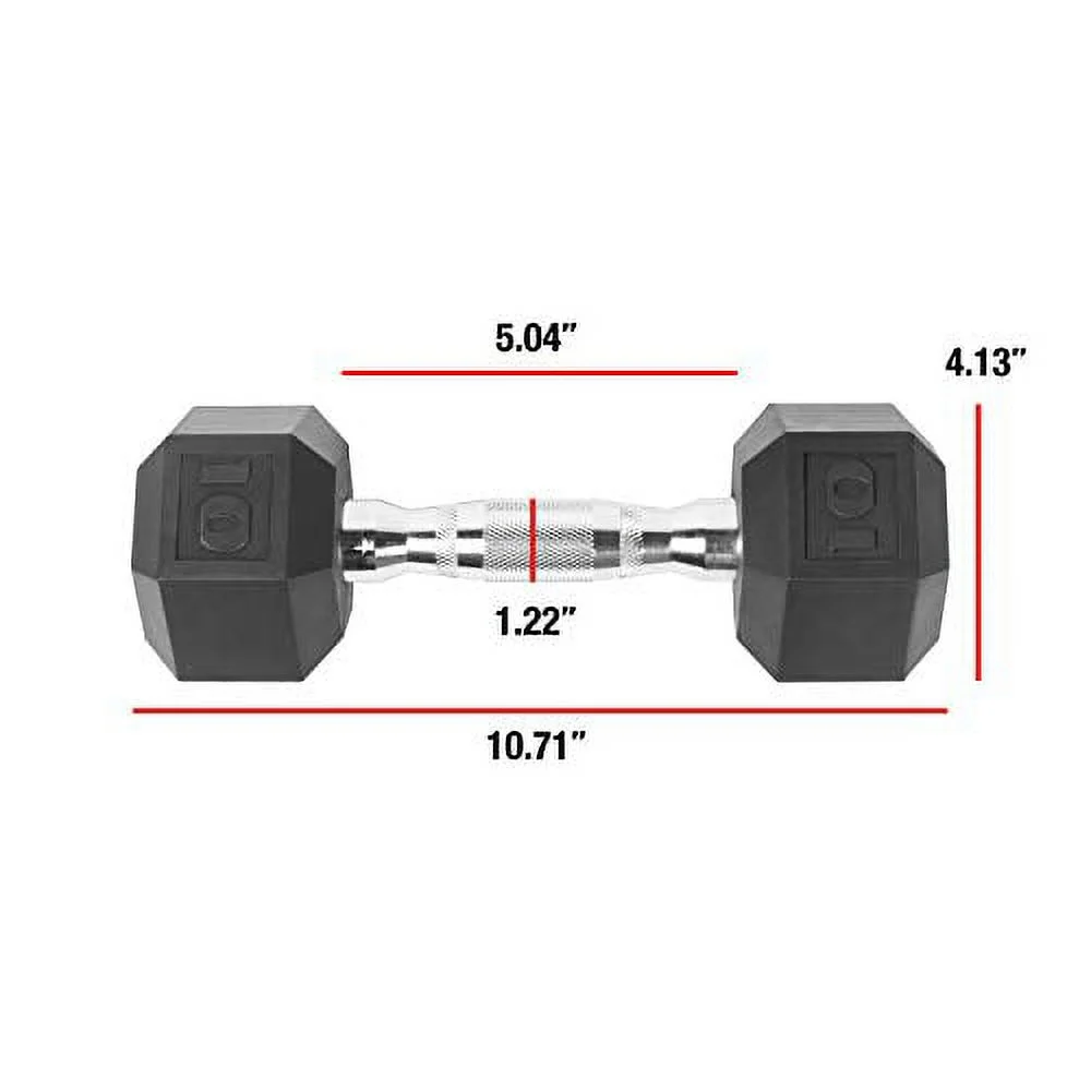 CAP Barbell Coated Hex Dumbbells Pair - Womvr