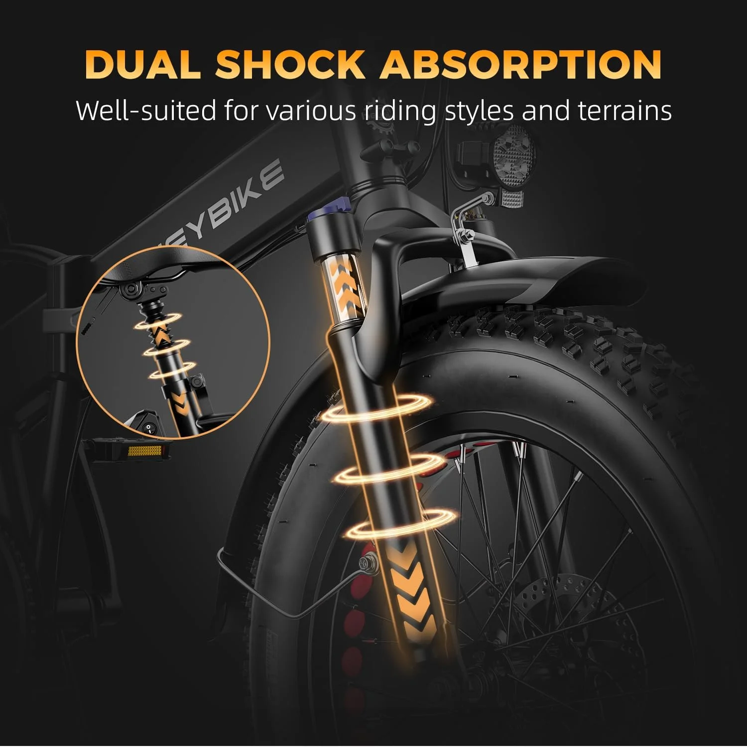 Heybike Mars 2.0 Electric Bike for Adults, 20