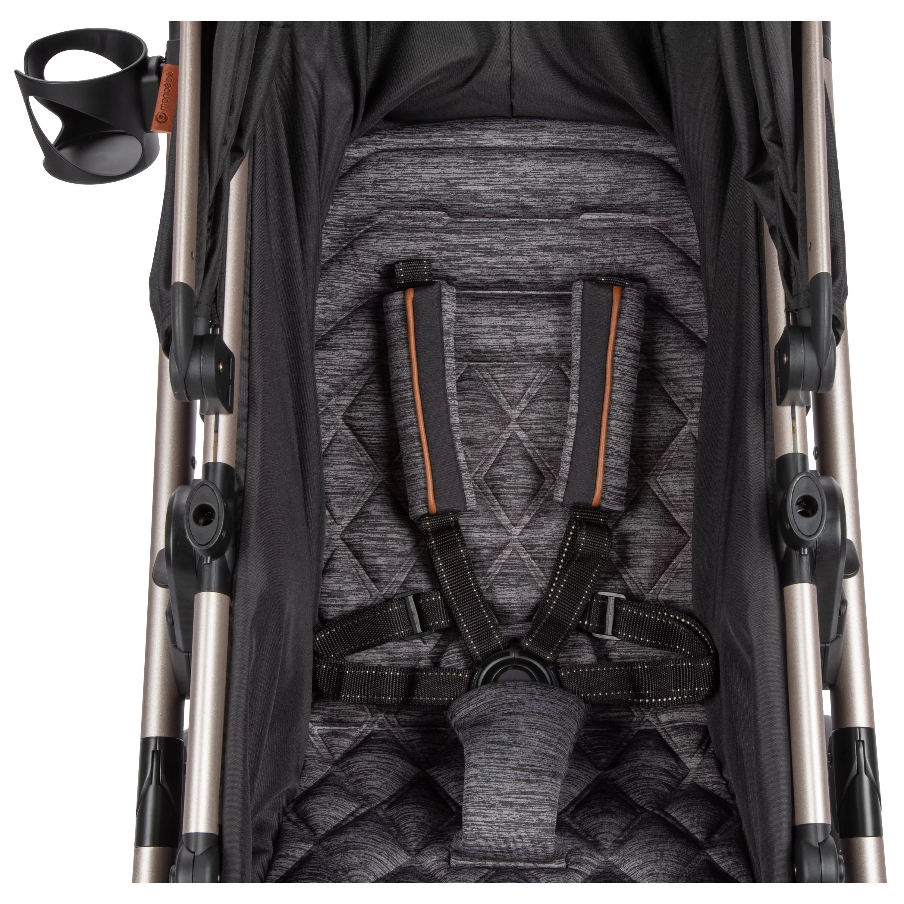 Monbebe 6-in-1 Modular Travel System, Plaid - Womvr