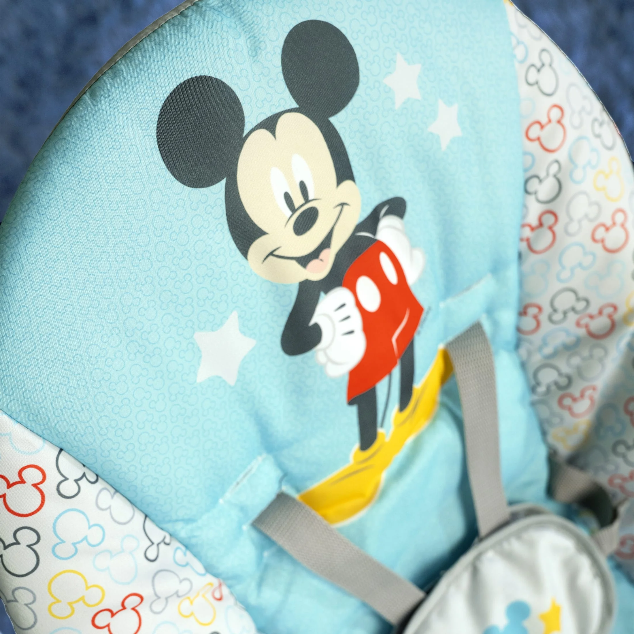 Disney Baby 2-in-1 Slip Resistant Vibrating Infant & Toddler Baby Rocker Chair, Mickey Mouse by Bright Starts - Womvr