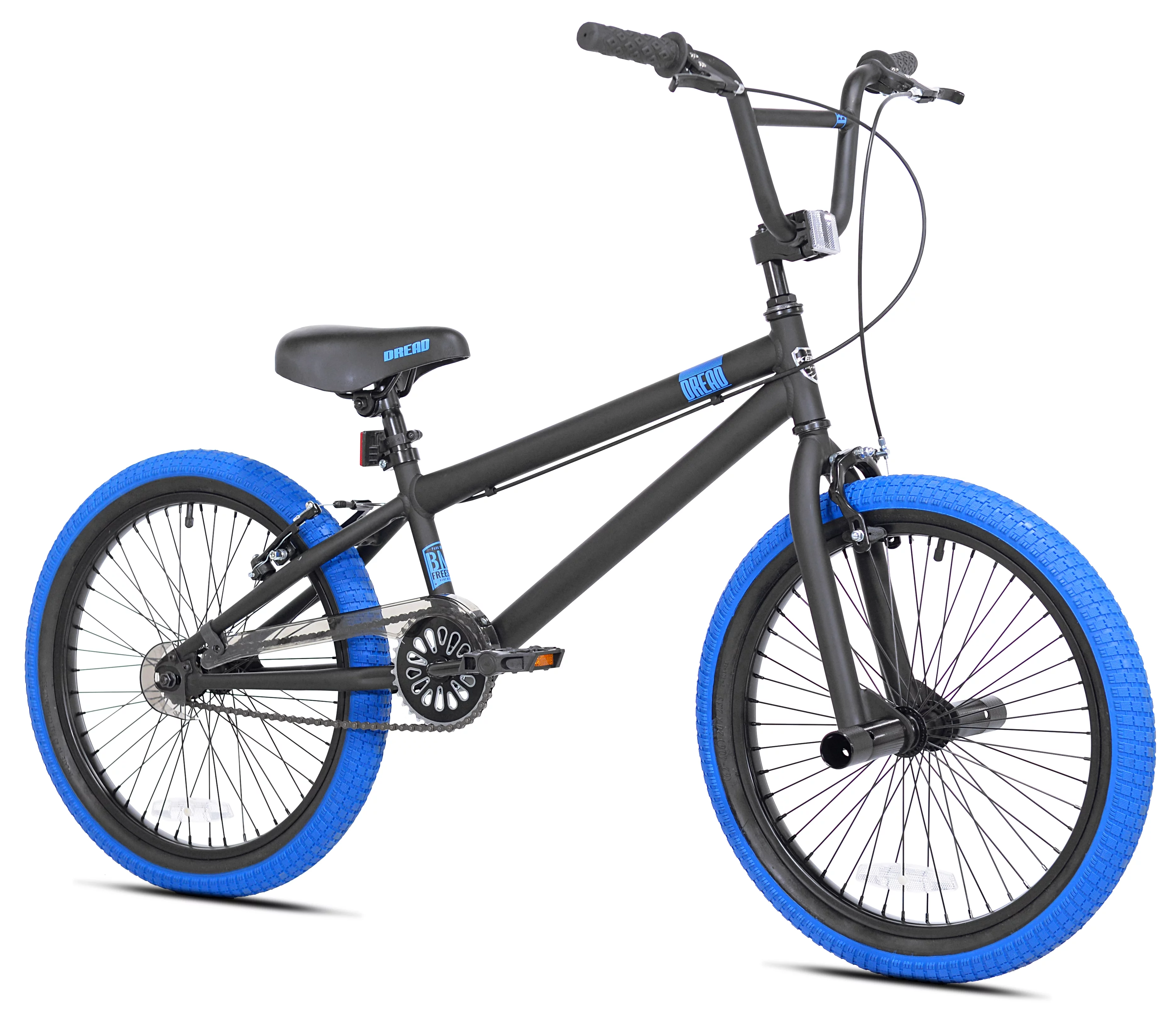 Kent Bicycle 20 In. Dread Boy's BMX Bike, Black and Red - Womvr