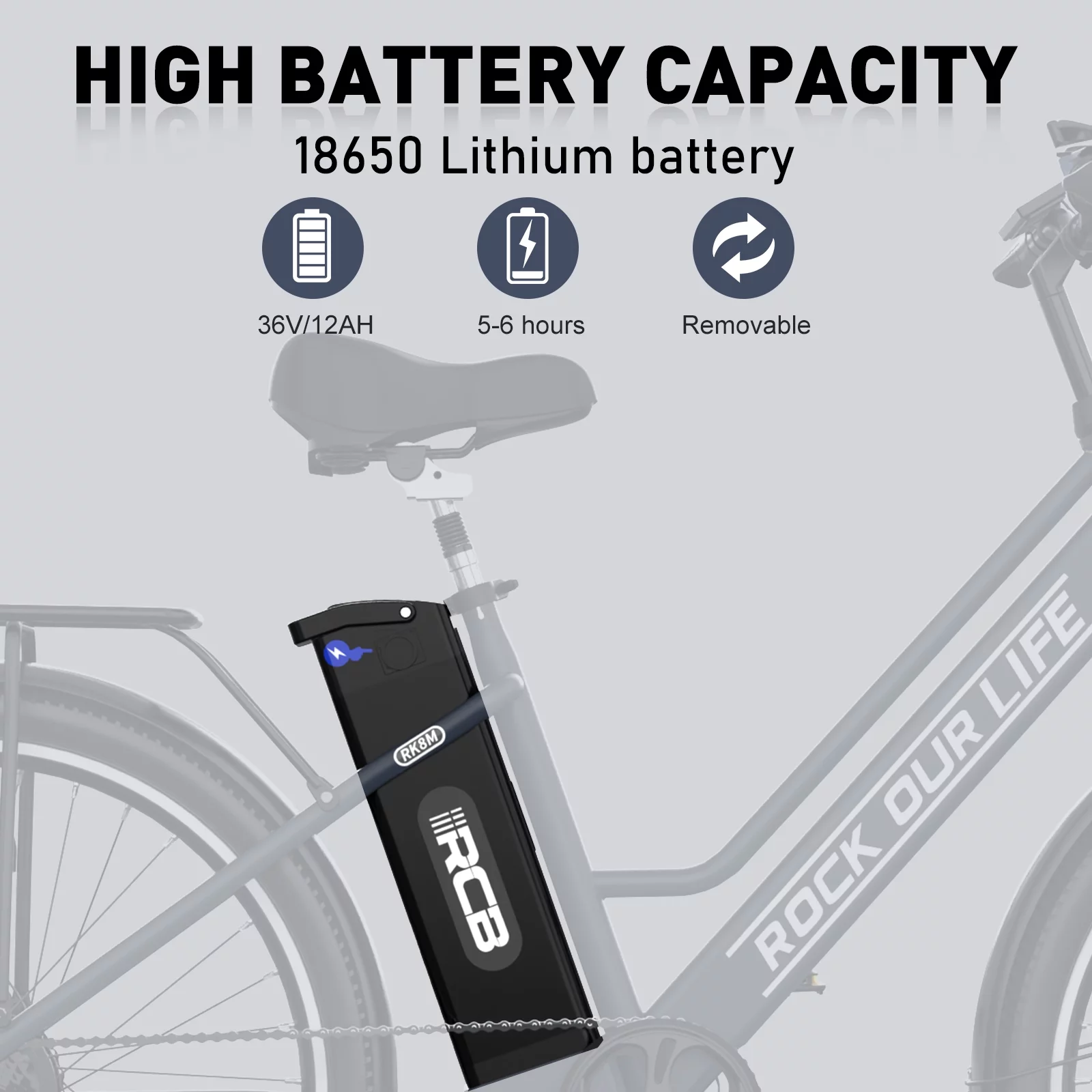 RCB 500W Electric Bike 26