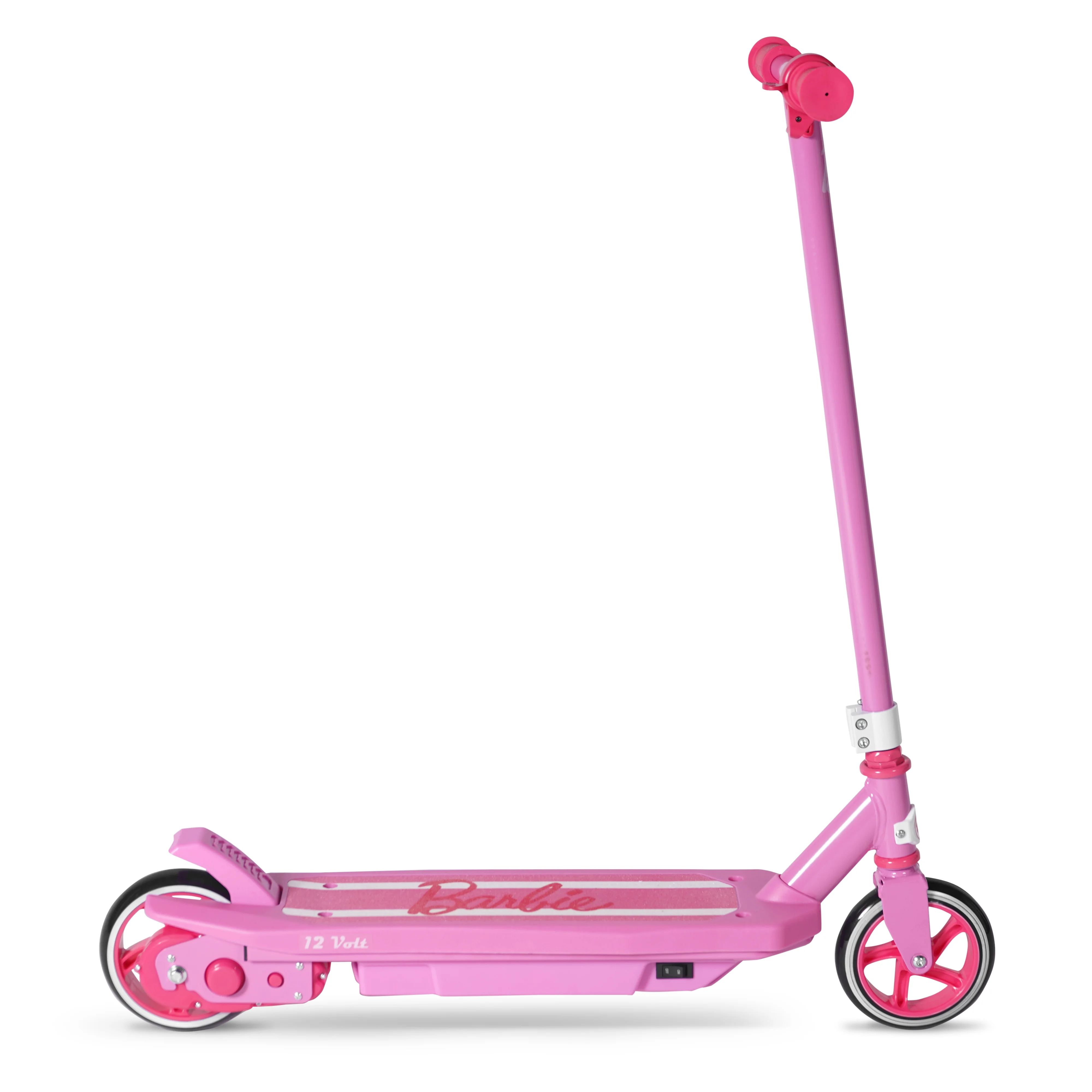 Barbie 12 Volt Jammer, Kids Electric Scooter Ride on, 10 mph Max Speed, for Ages 8+ - Womvr