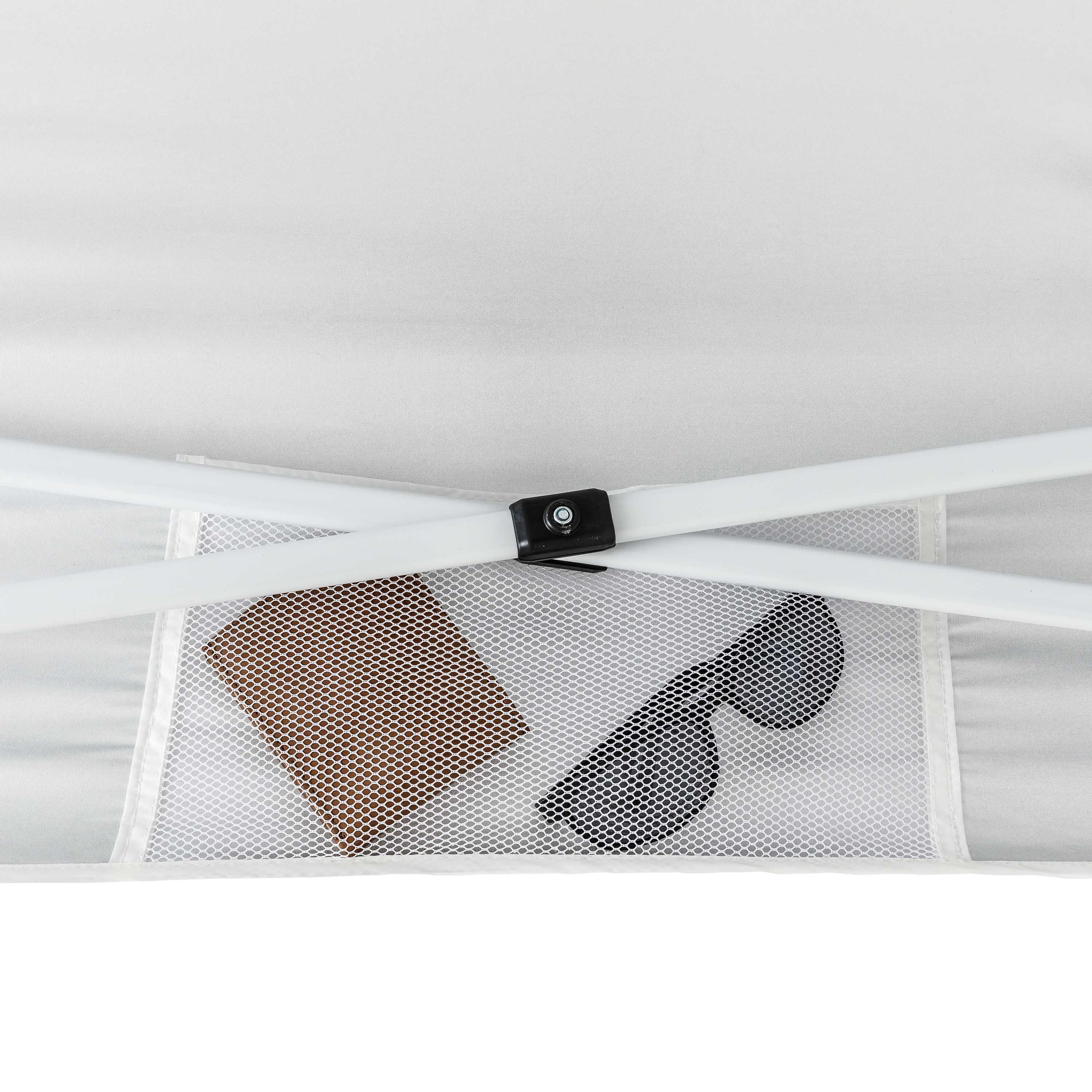 Ozark Trail Simple Push Straight Leg Instant Canopy, White, 10 ft x 10 ft - Womvr