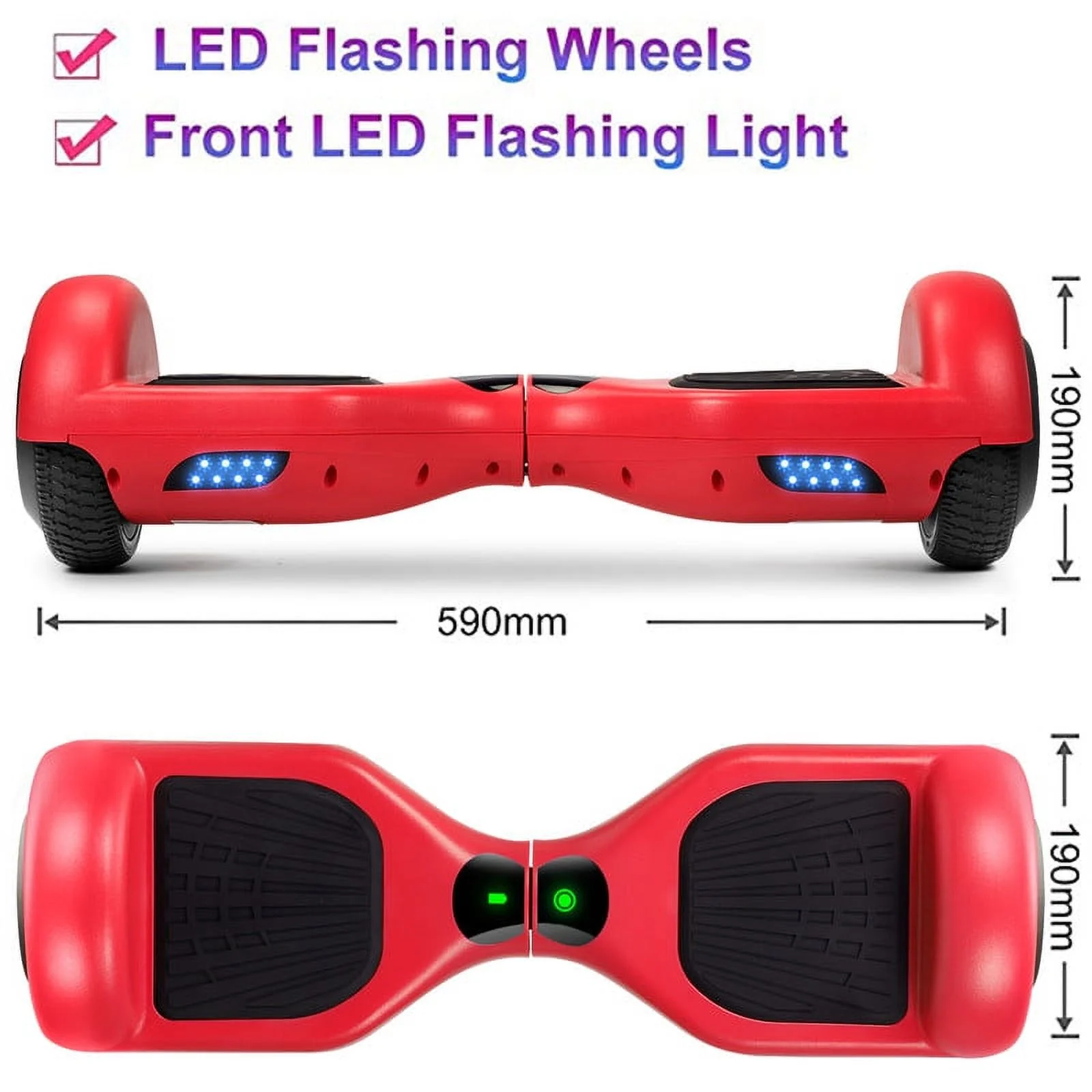 JOLEGE Hoverboard Go Kart Combo, 6.5