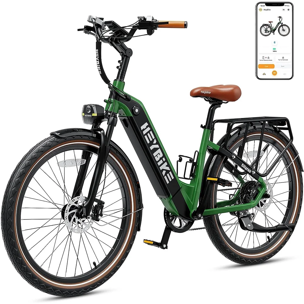Heybike Cityrun 500W Electric Bike for Adults, 26