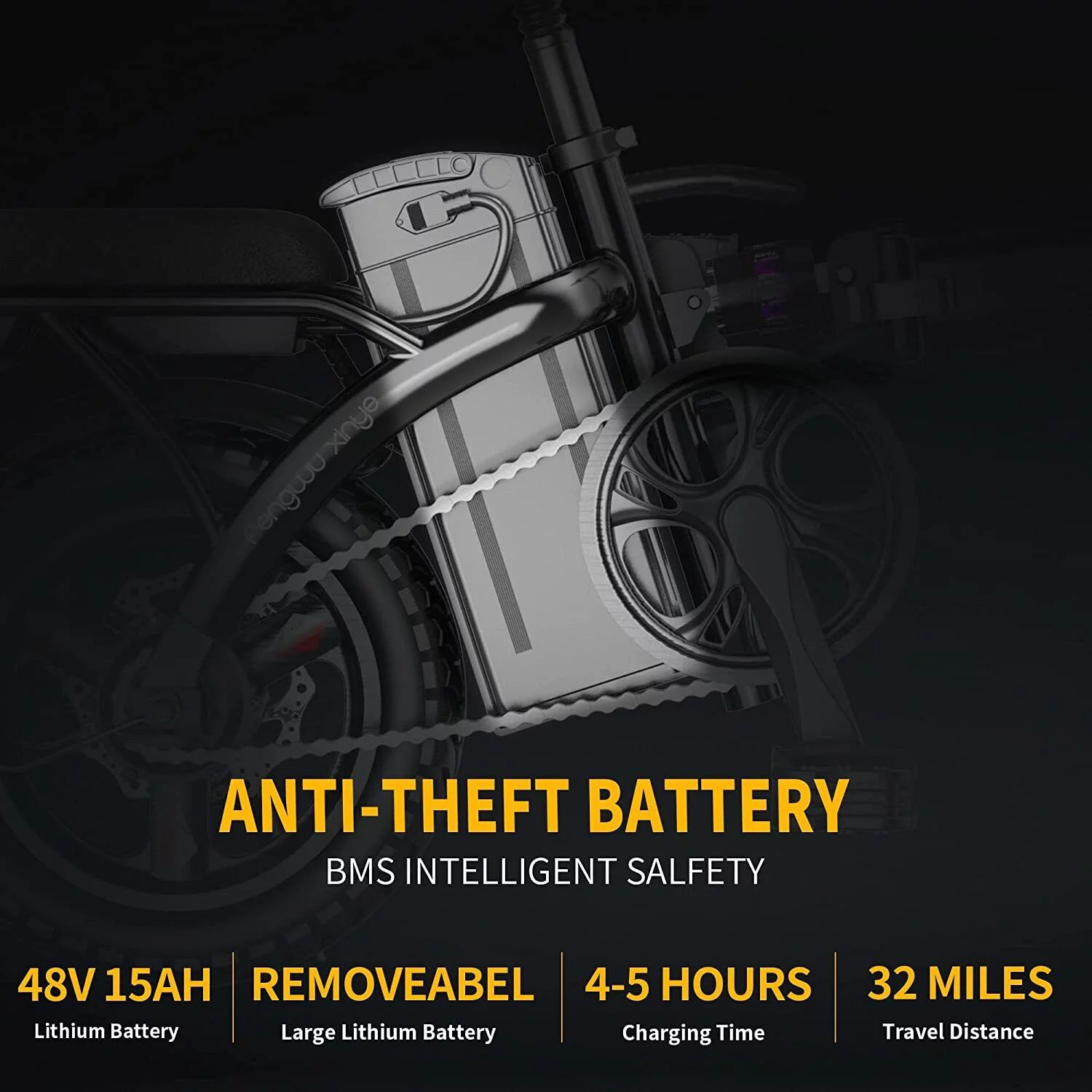 Folding Ebike Electric Bike Bicycle for Adult 14