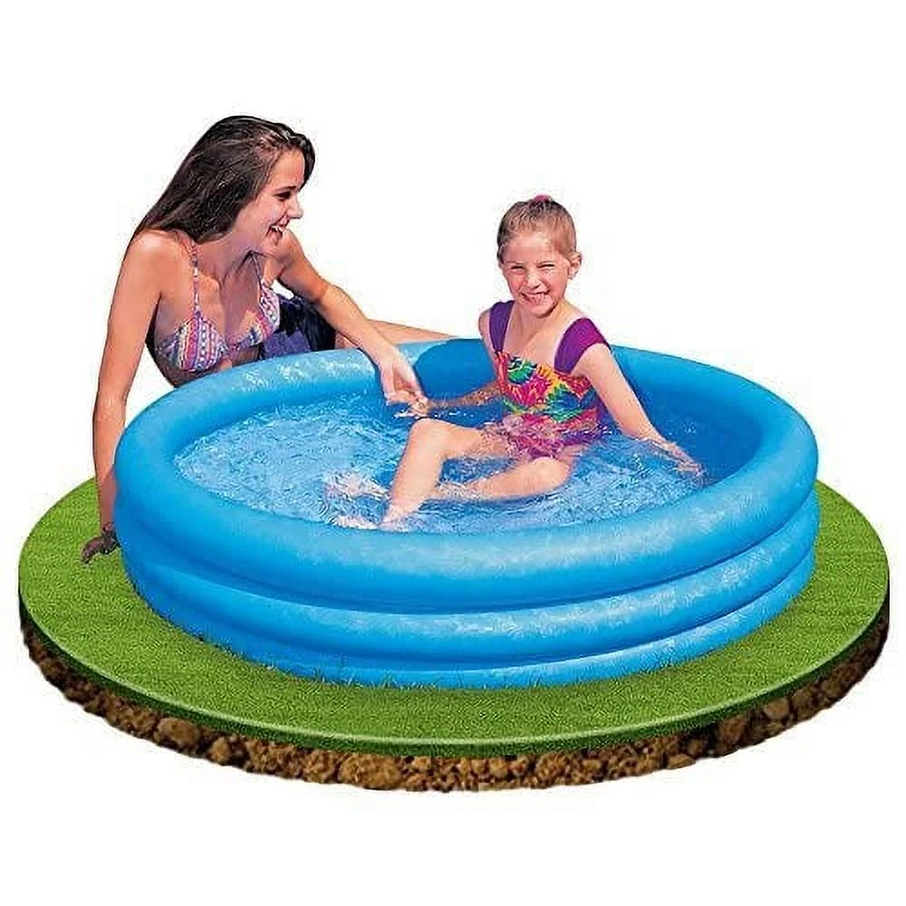 Intex Cryatsal Blue Inflatable Kiddie Pool 45