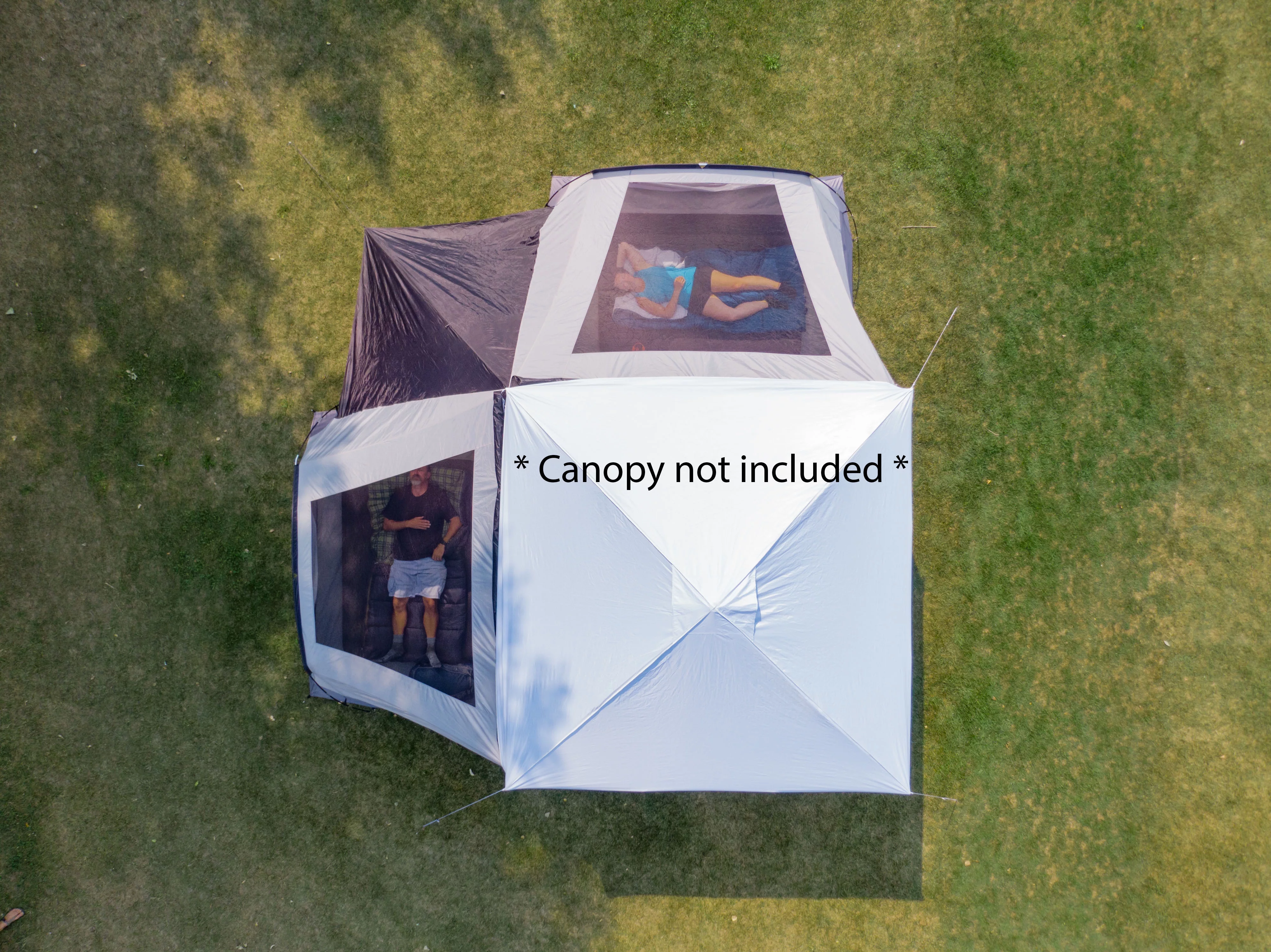 Ozark Trail 8-Person Connect Tent with Screen Porch (Straight-Leg Canopy Sold Separately) - Womvr