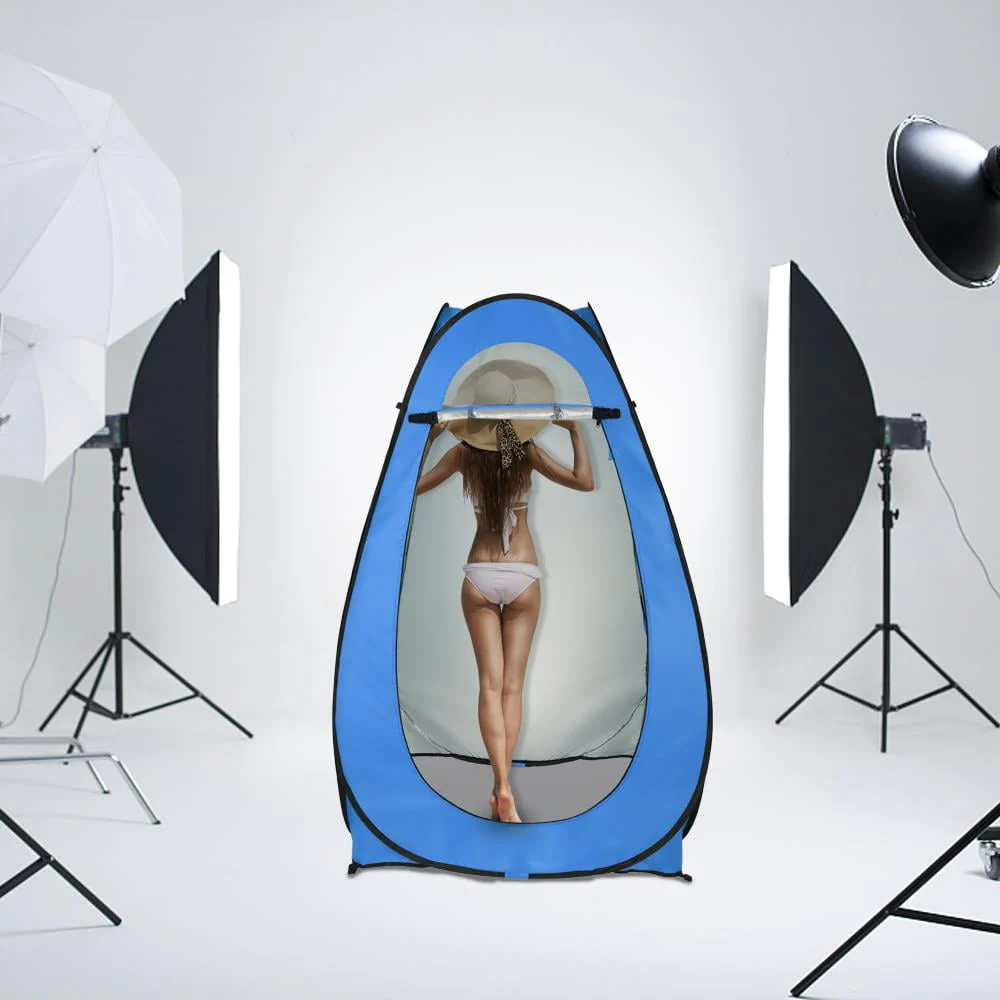 Zimtown Pop up Dressing Tent Portable Outdoor Privacy Shower Blue - Womvr