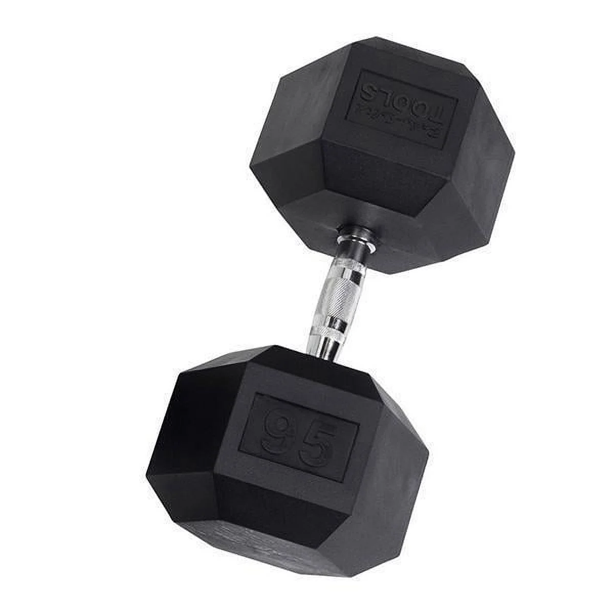 Rubber Coated Hex Dumbbells 55 lb. - Womvr