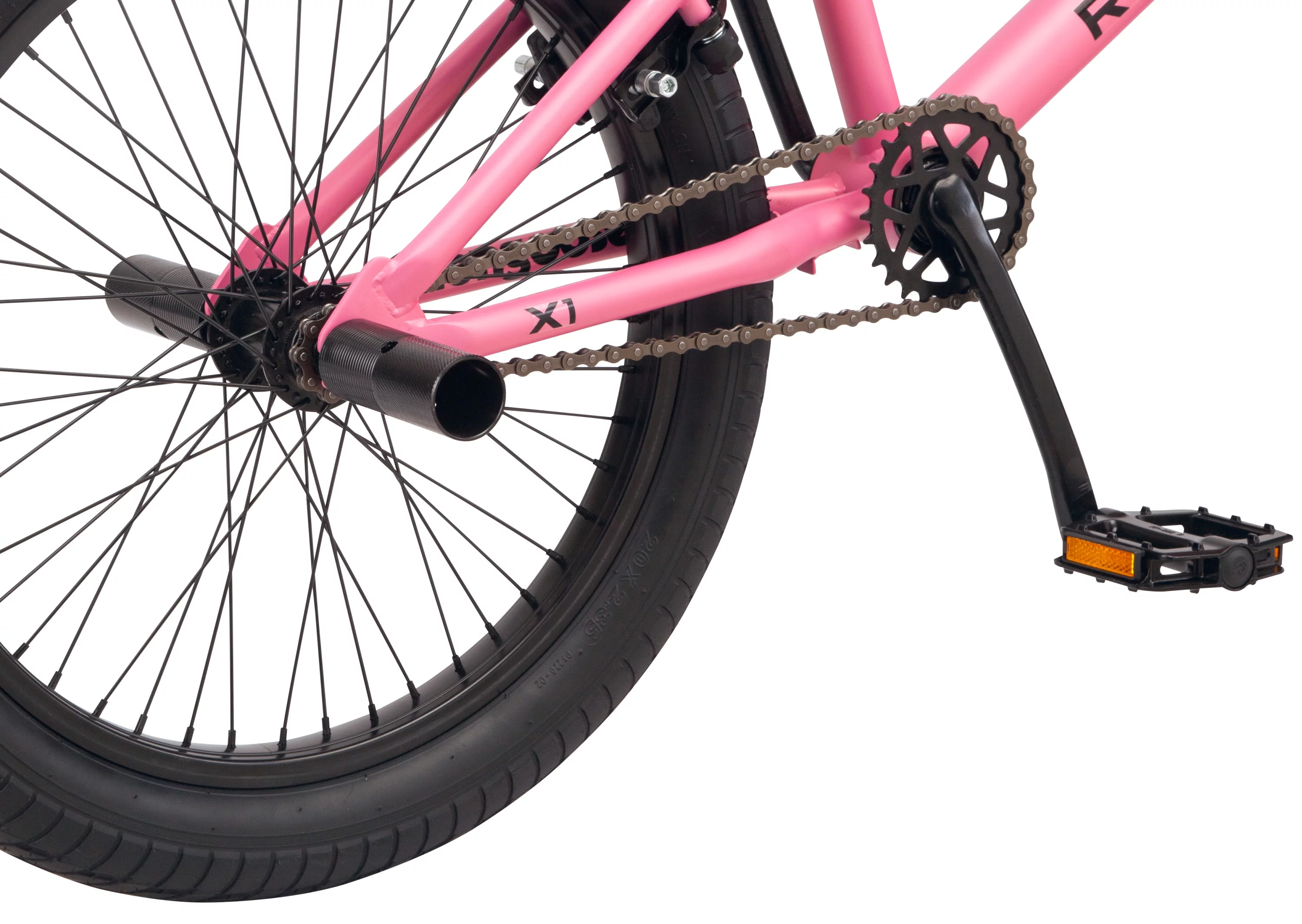 Mongoose Rebel X1 BMX Bike, 20in. Wheels, Boys/Girls, Gray - Womvr