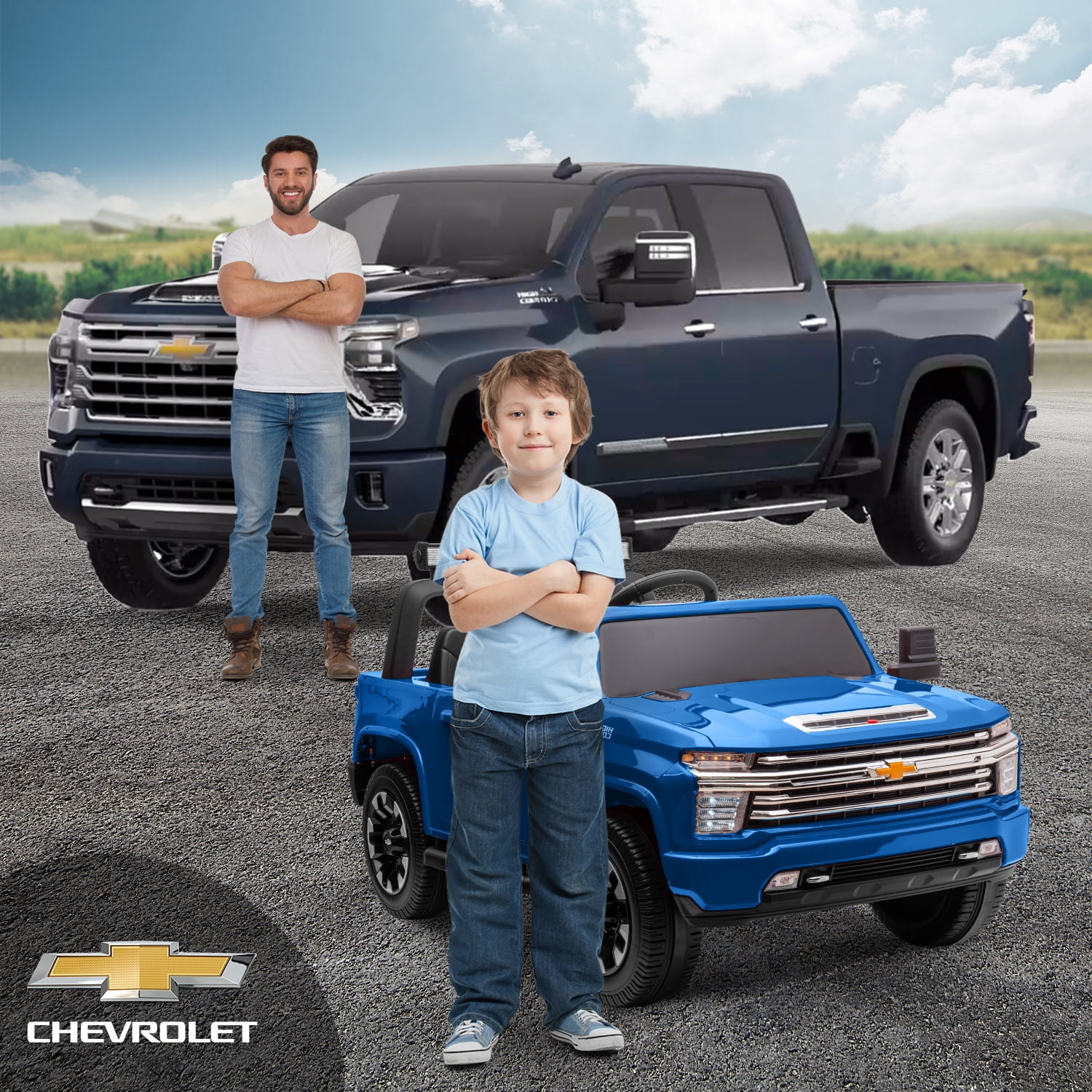 Track 7 24V Ride on Car, Licensed Silverado HD 2 Seater Electric Car for Boys Girls Age 3+, 24V Ride on Truck w/Remote Control, Music, ABC, Pink - Womvr