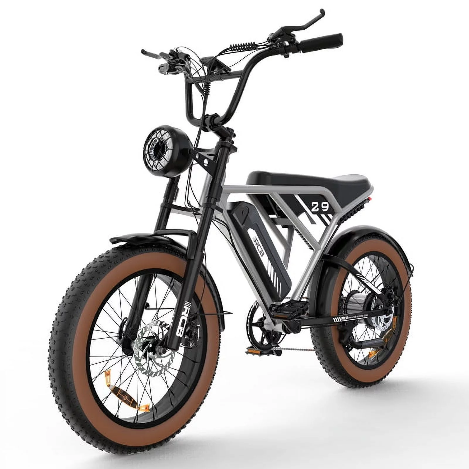 RCB 750W Electric Bike for Adults, 48V 15Ah Removable Li-Ion Battery, 20