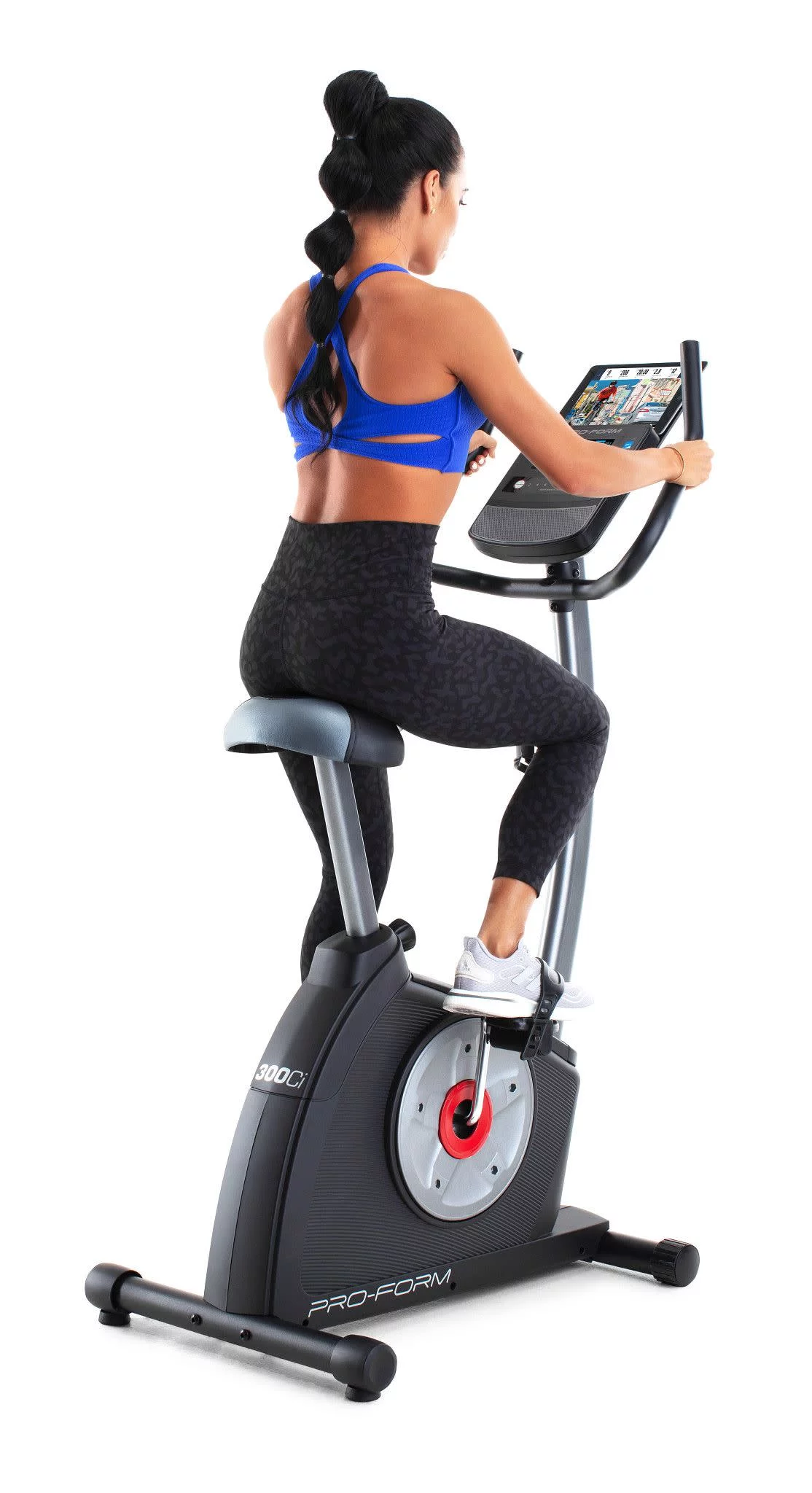 ProForm Cycle Trainer 300 Ci Upright Stationary Exercise Bike, Compatible with iFIT Personal Training - Womvr
