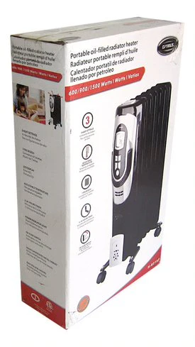 Optimus Oil Filled Heater: 7-fins, Digital | H-6015 - Womvr