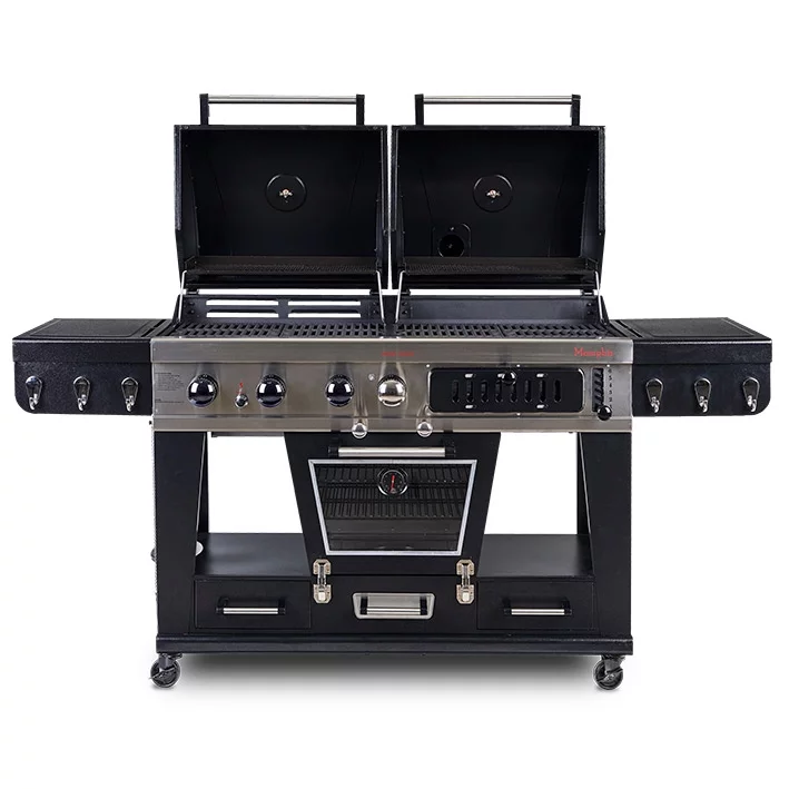 Pit Boss Memphis Ultimate Gas and Charcoal Combo Grill with Electric Smoker - Womvr