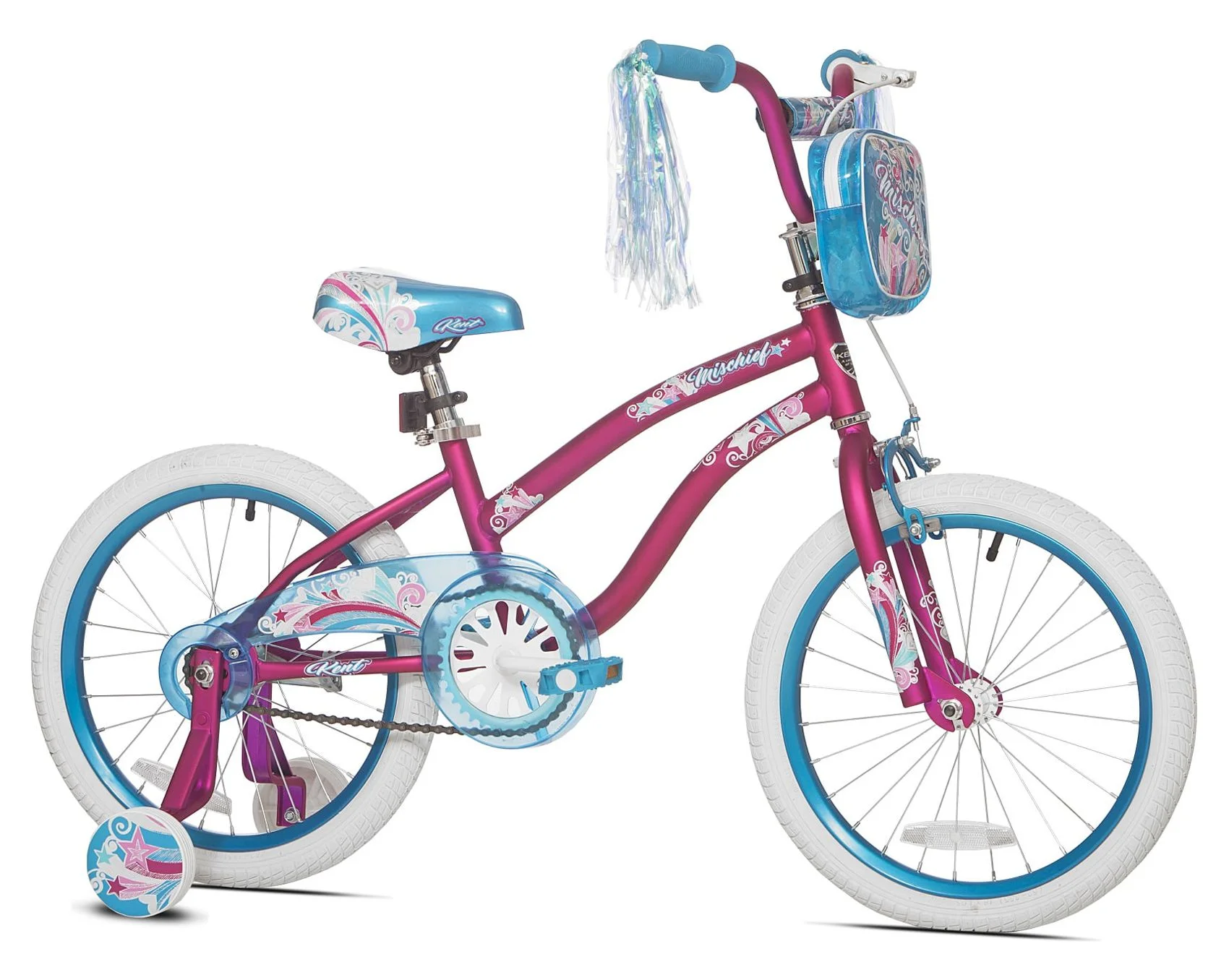 Kent 18 in. Mischief Girl's Child Bike, Pink and Blue - Womvr